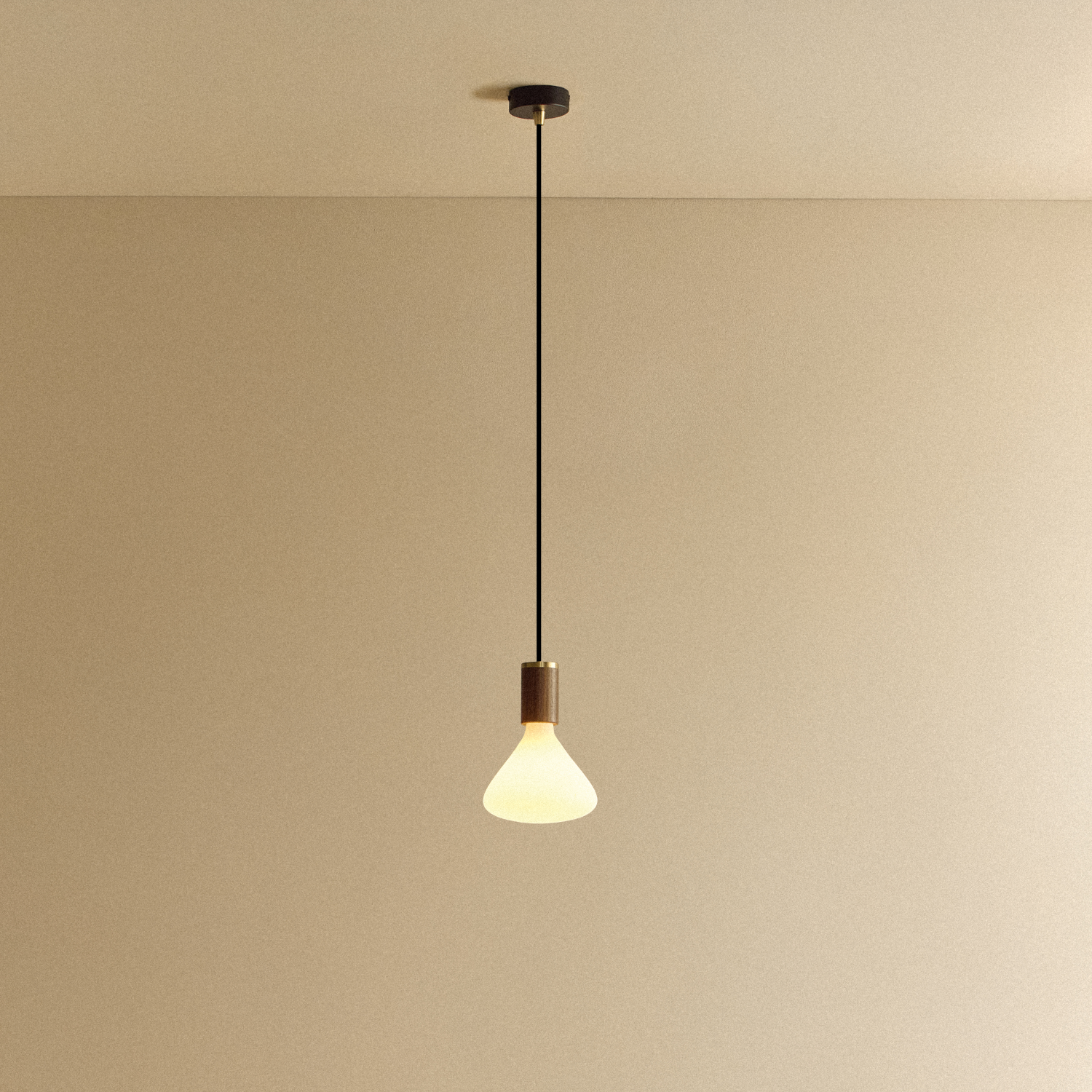 Noma Pendant Light in Walnut
