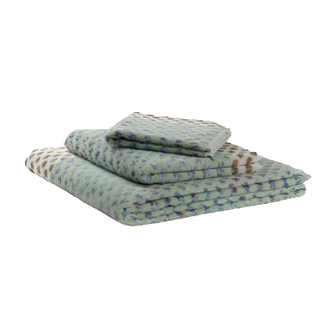 Watercolors - Small Dots Lavender Blue Orange Green Melange
