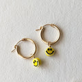 Charm Hoop Earrings | Smilies