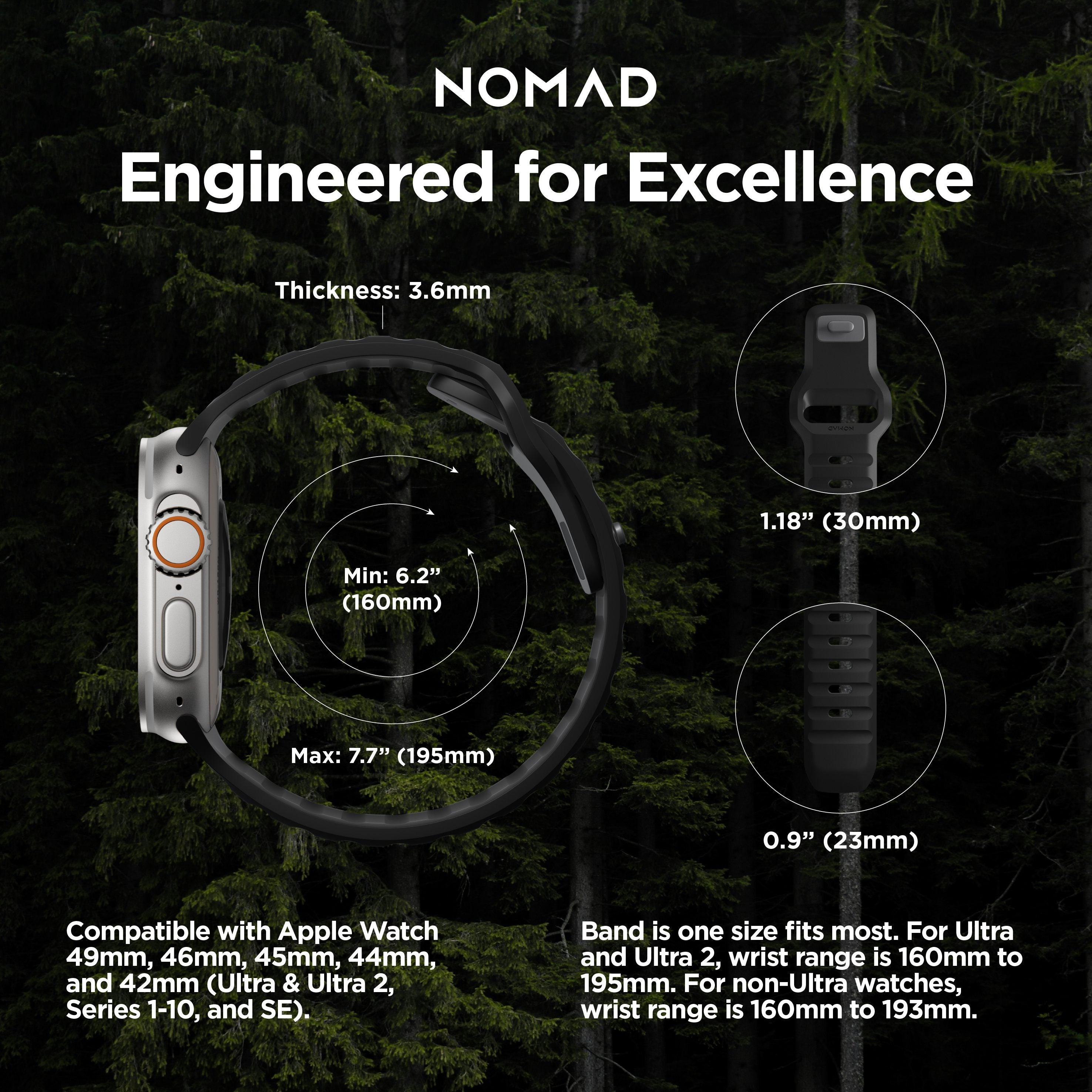 Sport Band - 46mm/49mm | Black