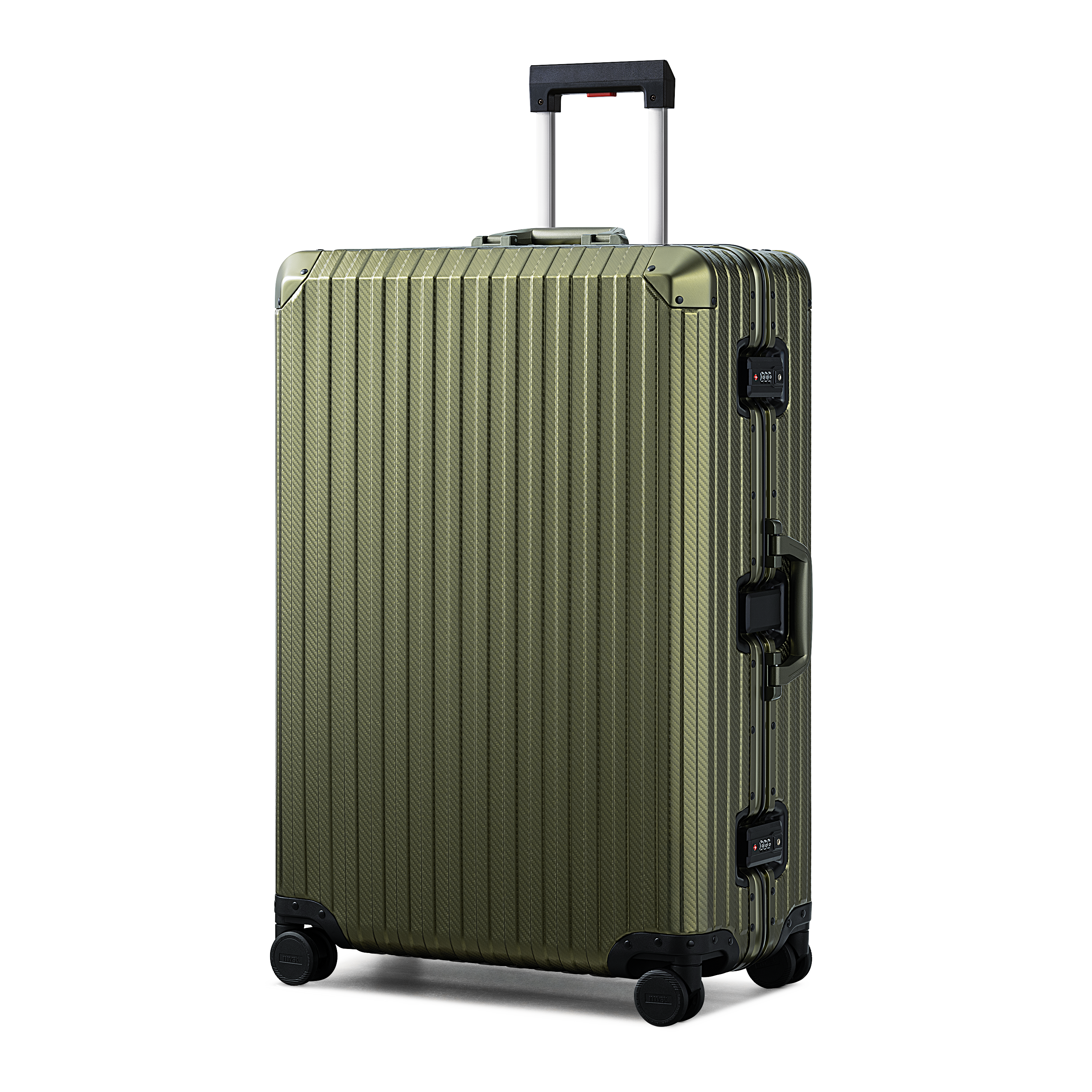 TREVA Aluminum Suitcase Army Green