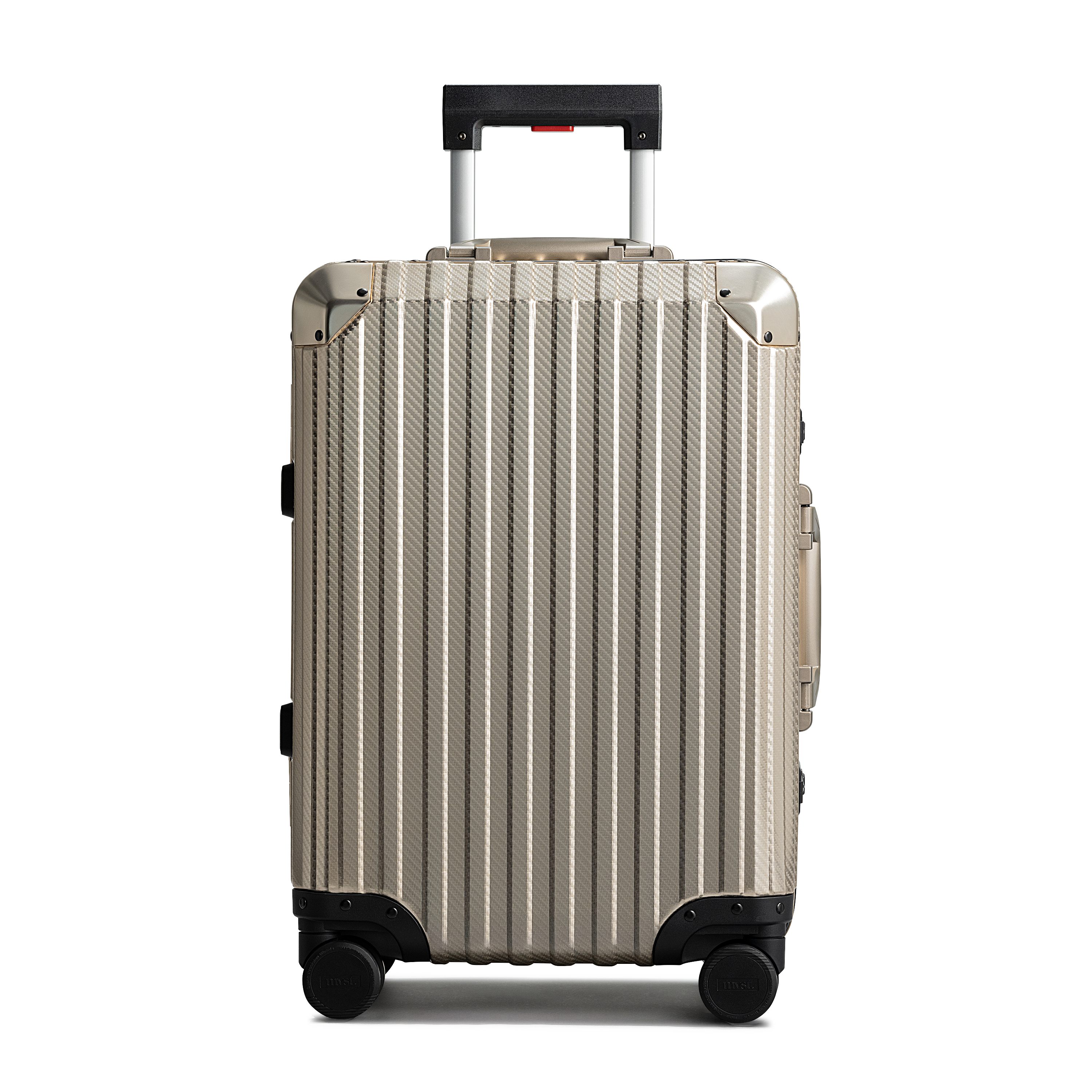 TREVA Aluminum Suitcase Champagne
