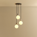 Triple Pendant in Graphite + Sphere IV