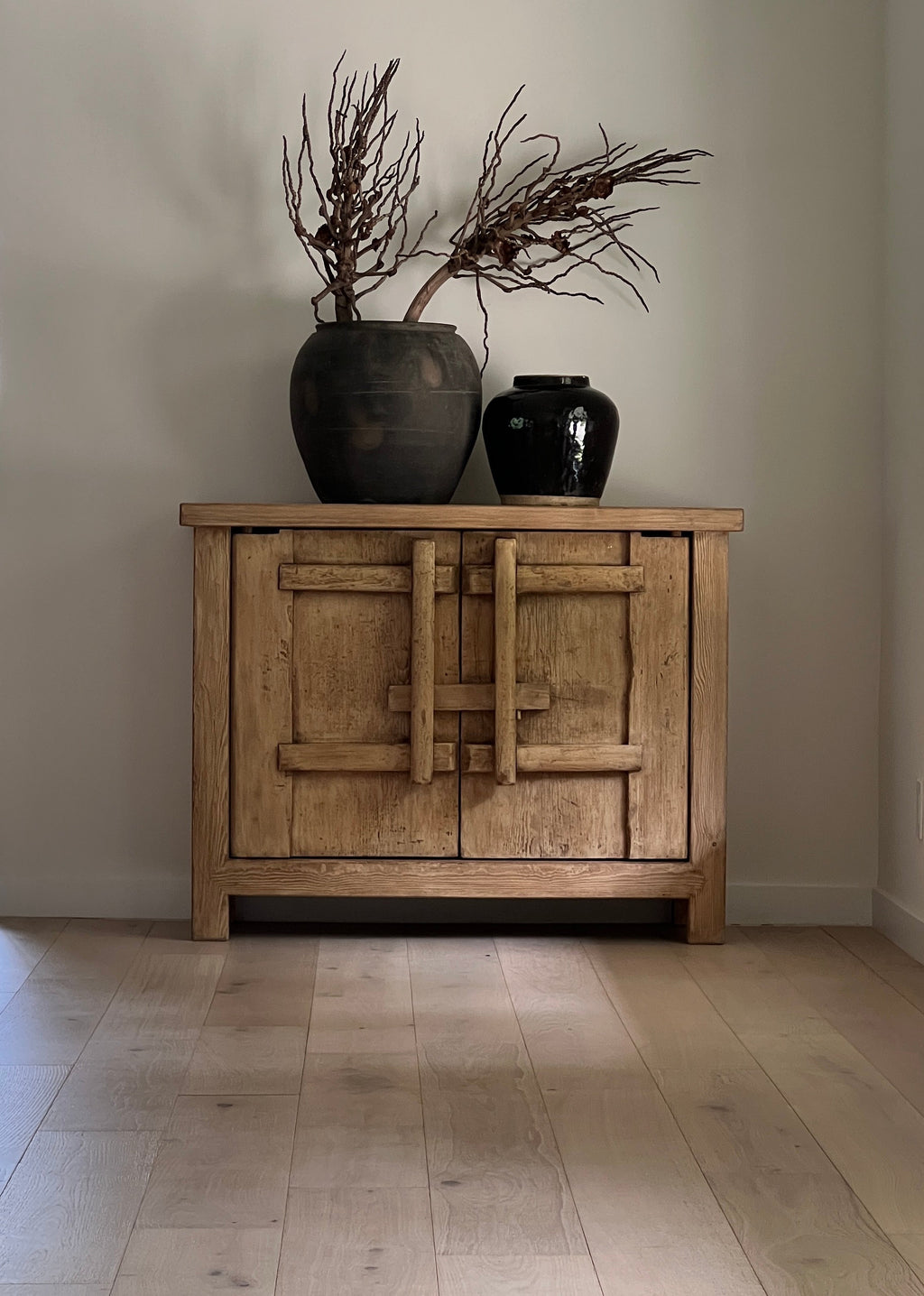 Two Door Elm Cabinet