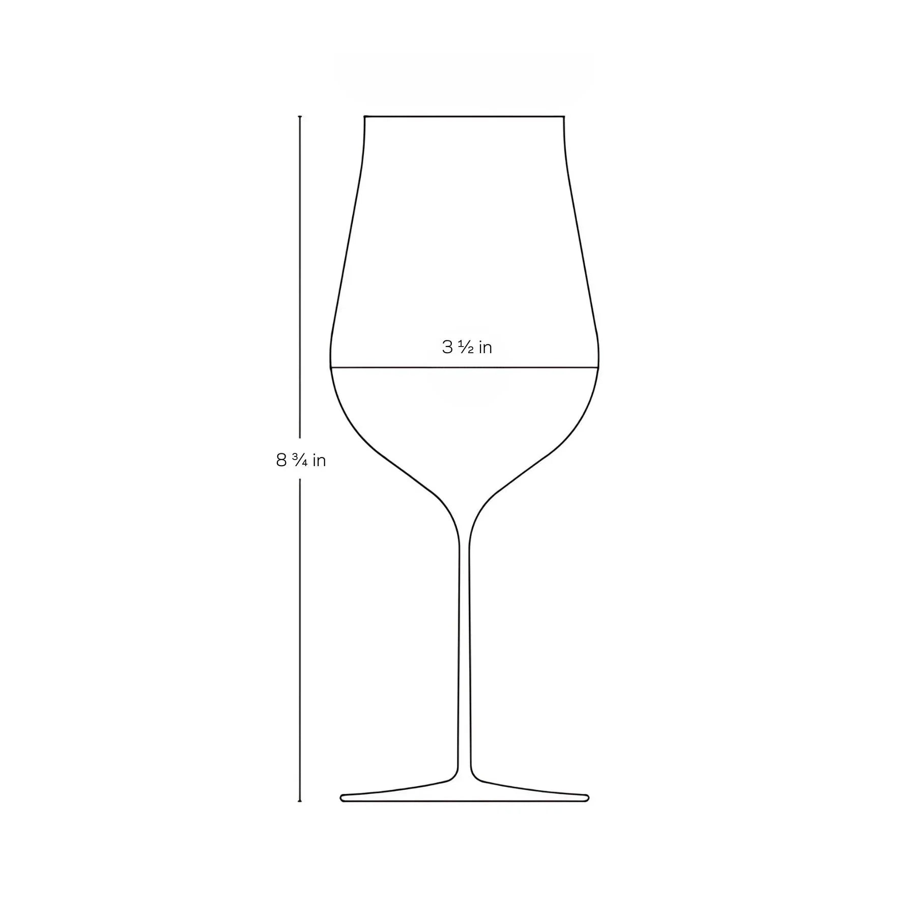 Ghost Zero Tulip Red Wine Glass