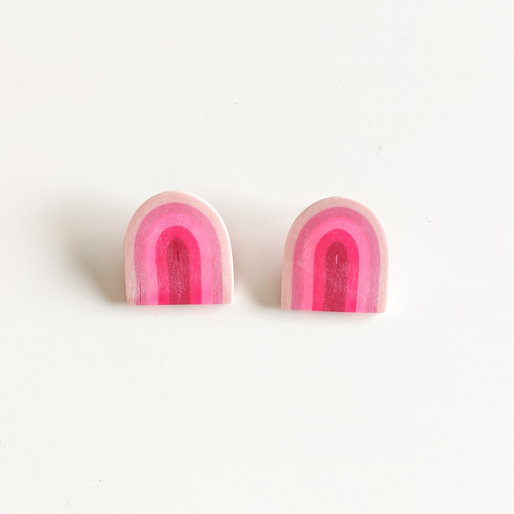 Umbrella Earrings | Bubblegum