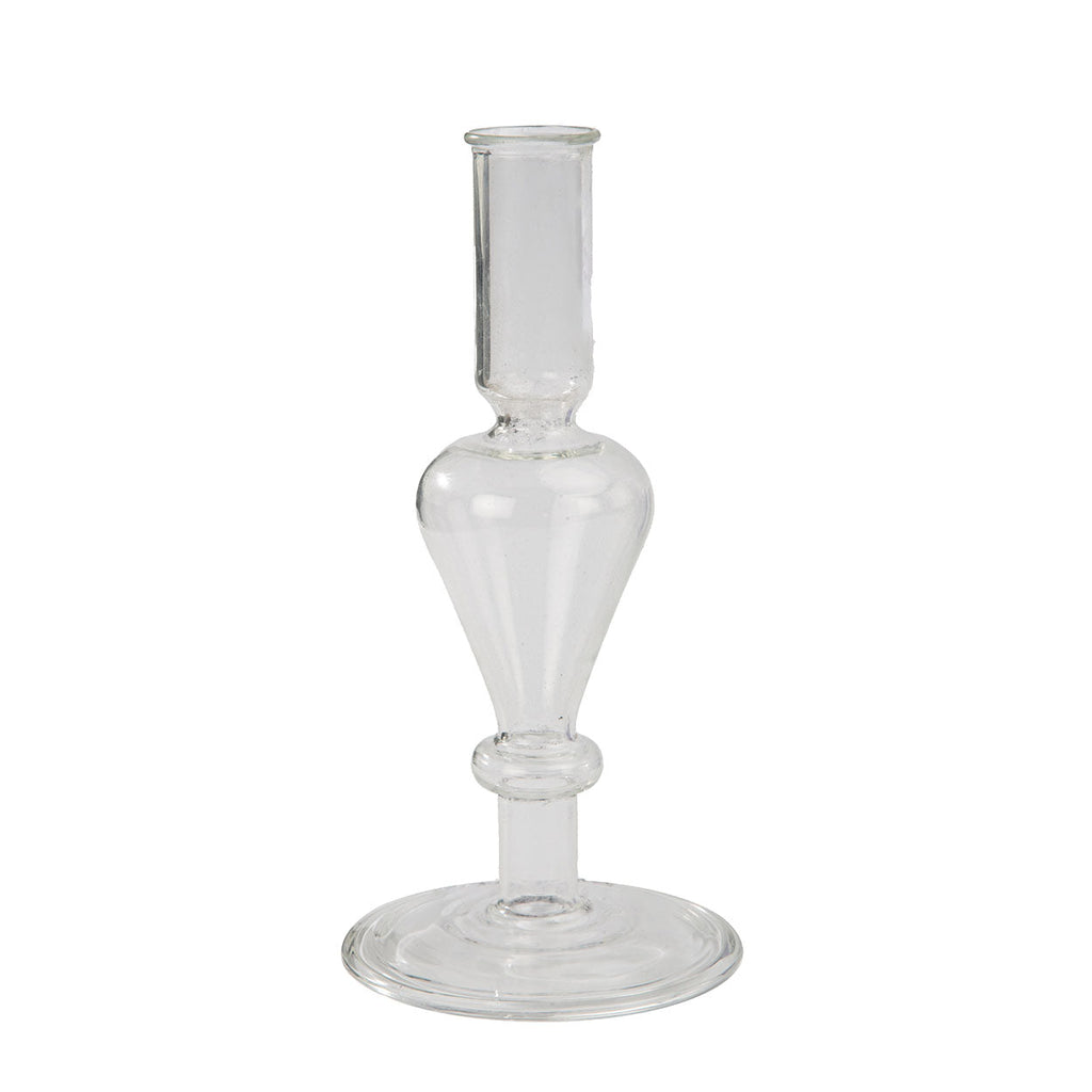Etched Borosilicate Glass Bud Vases