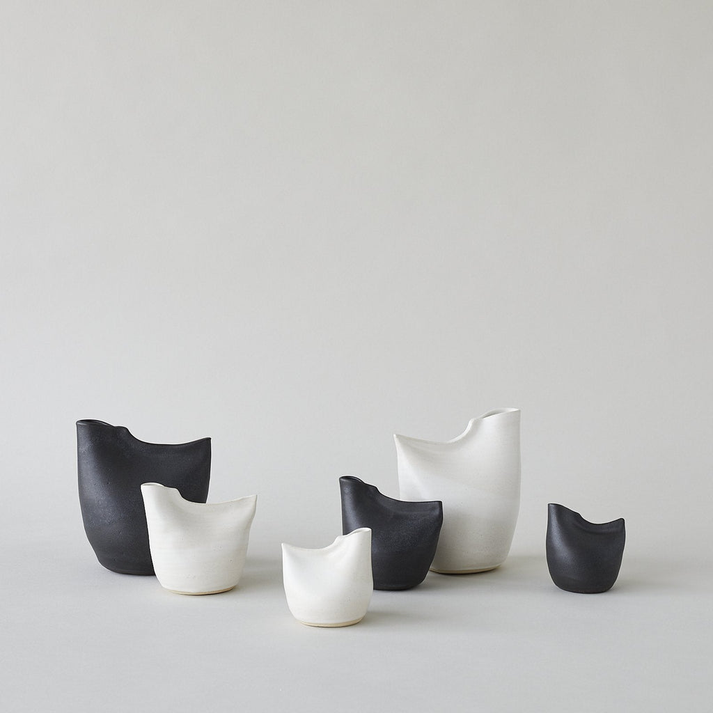Bird Vase, White