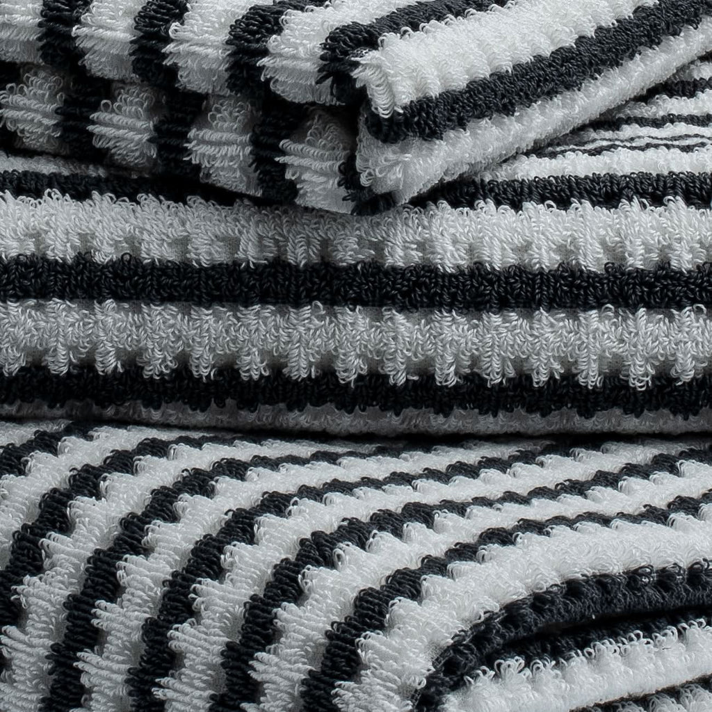 Waffle Fume Ivory Stripe