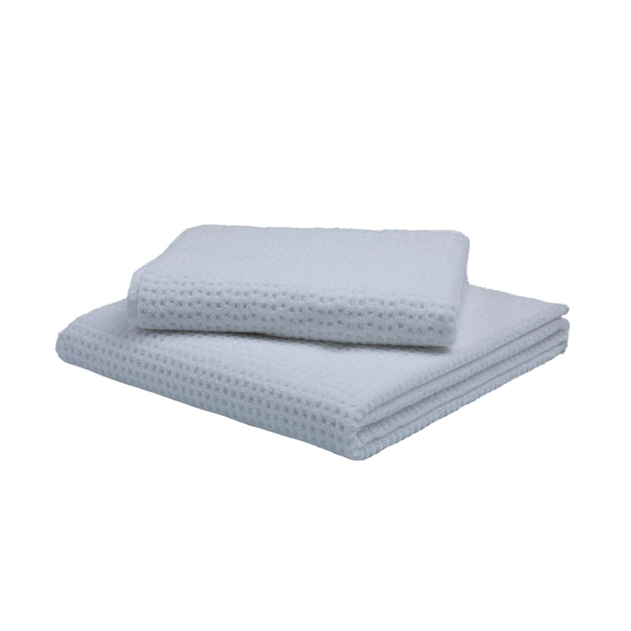 Waffle White Linen/Cotton