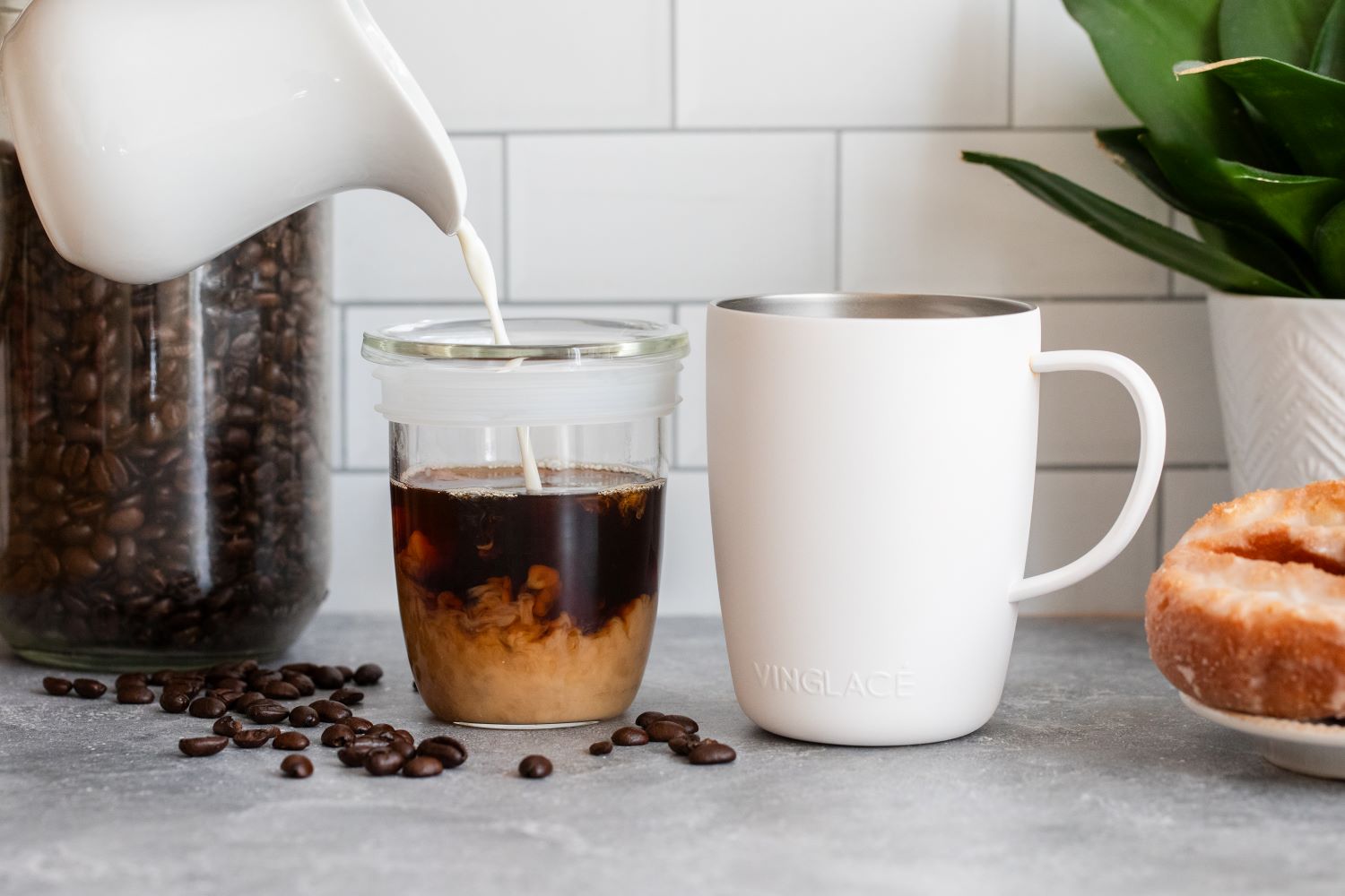Coffee Cup in White