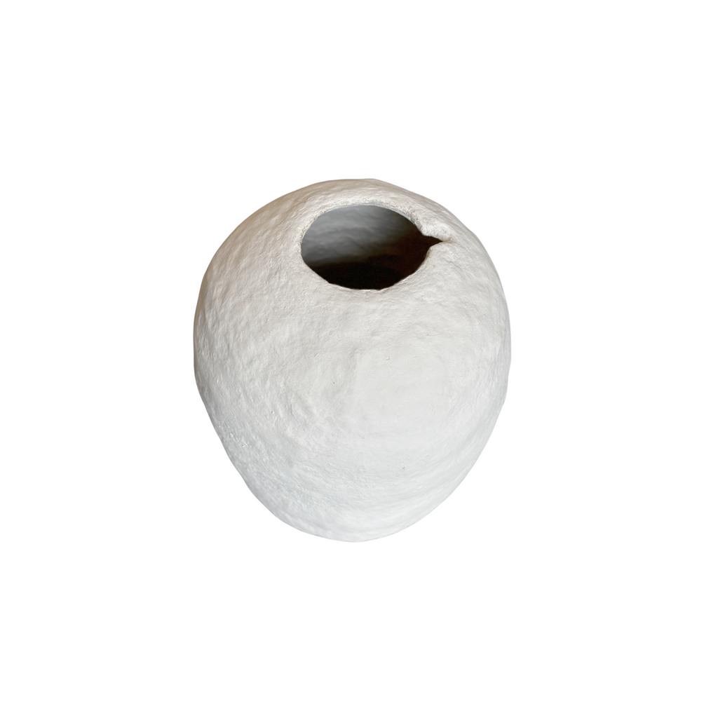 Paper Mache Wide Vase