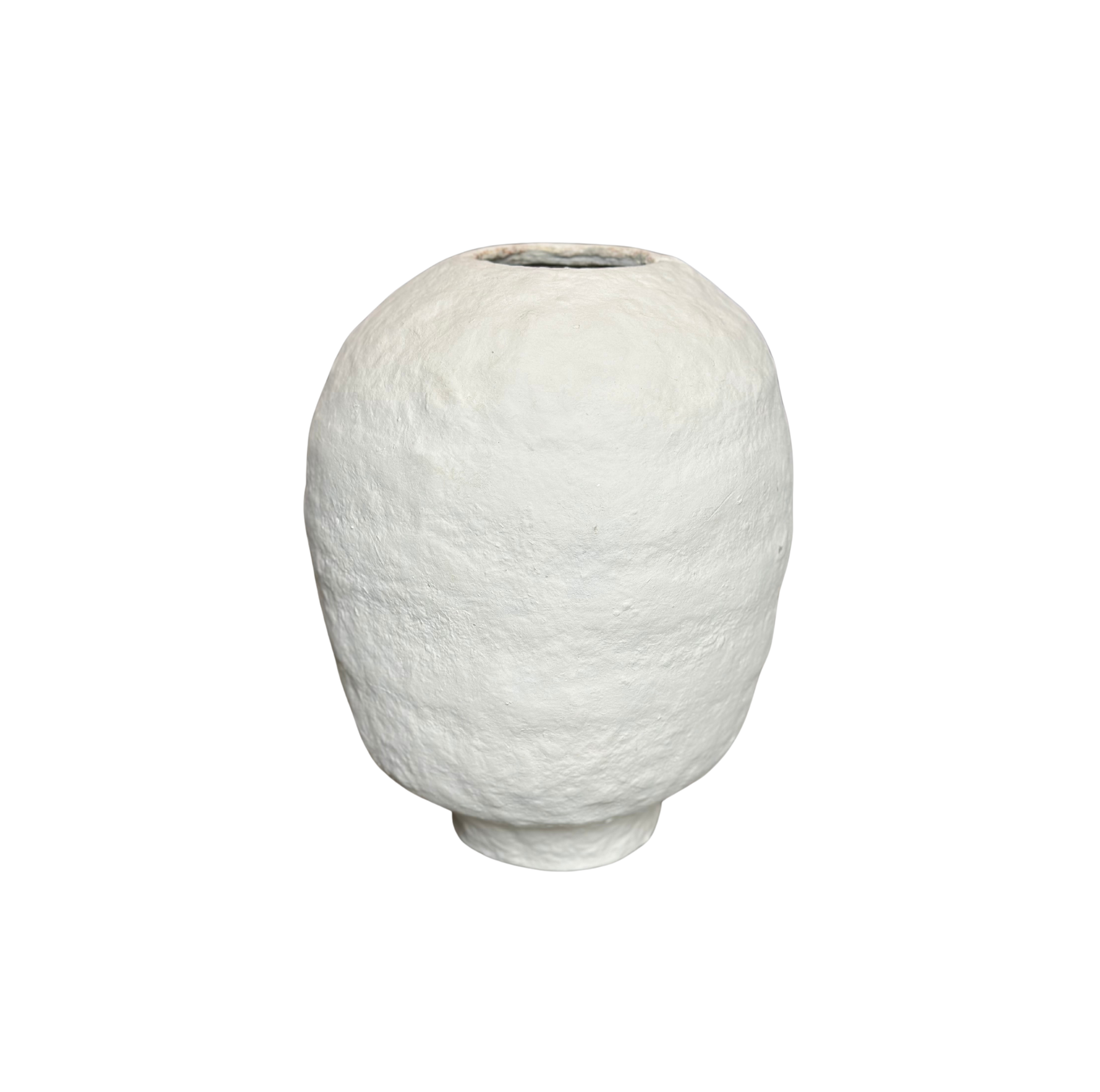 Paper Mache Wide Vase