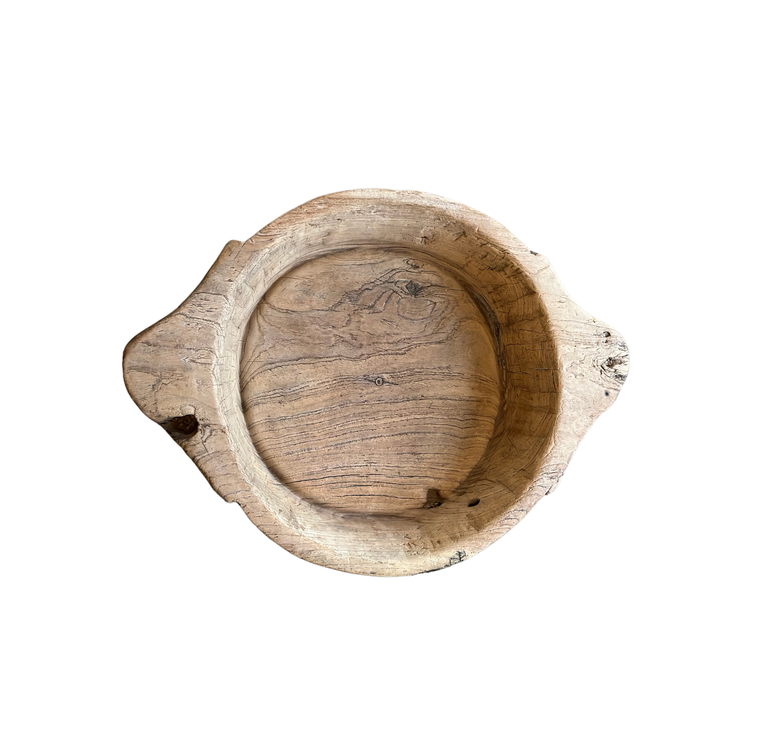 Wood Two Handle Parat - Large