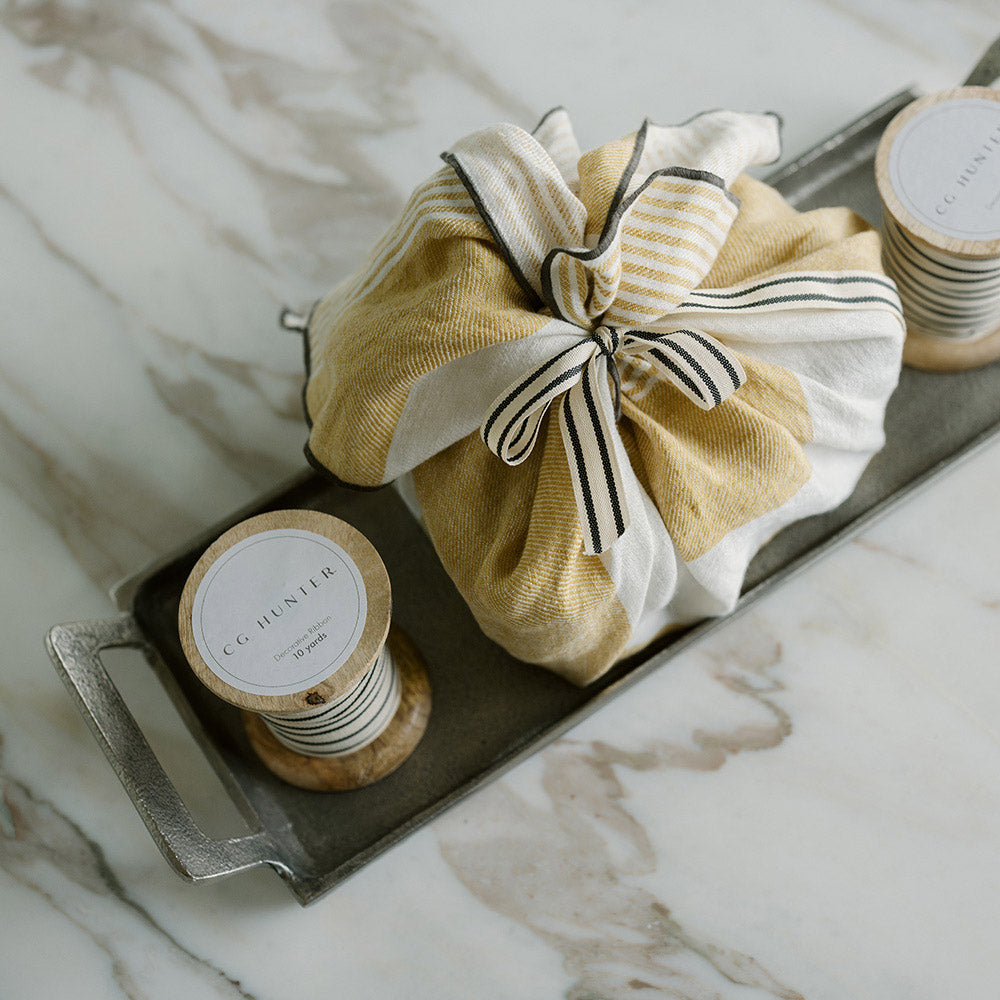 Ribbon in Cream and Black