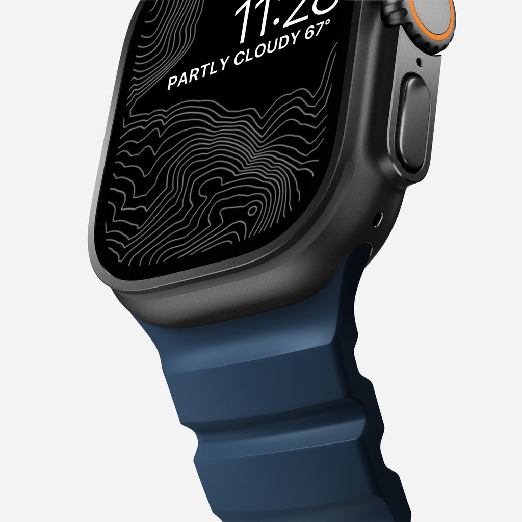 Rocky Point Band - 46mm/49mm | Atlantic | Black Hardware