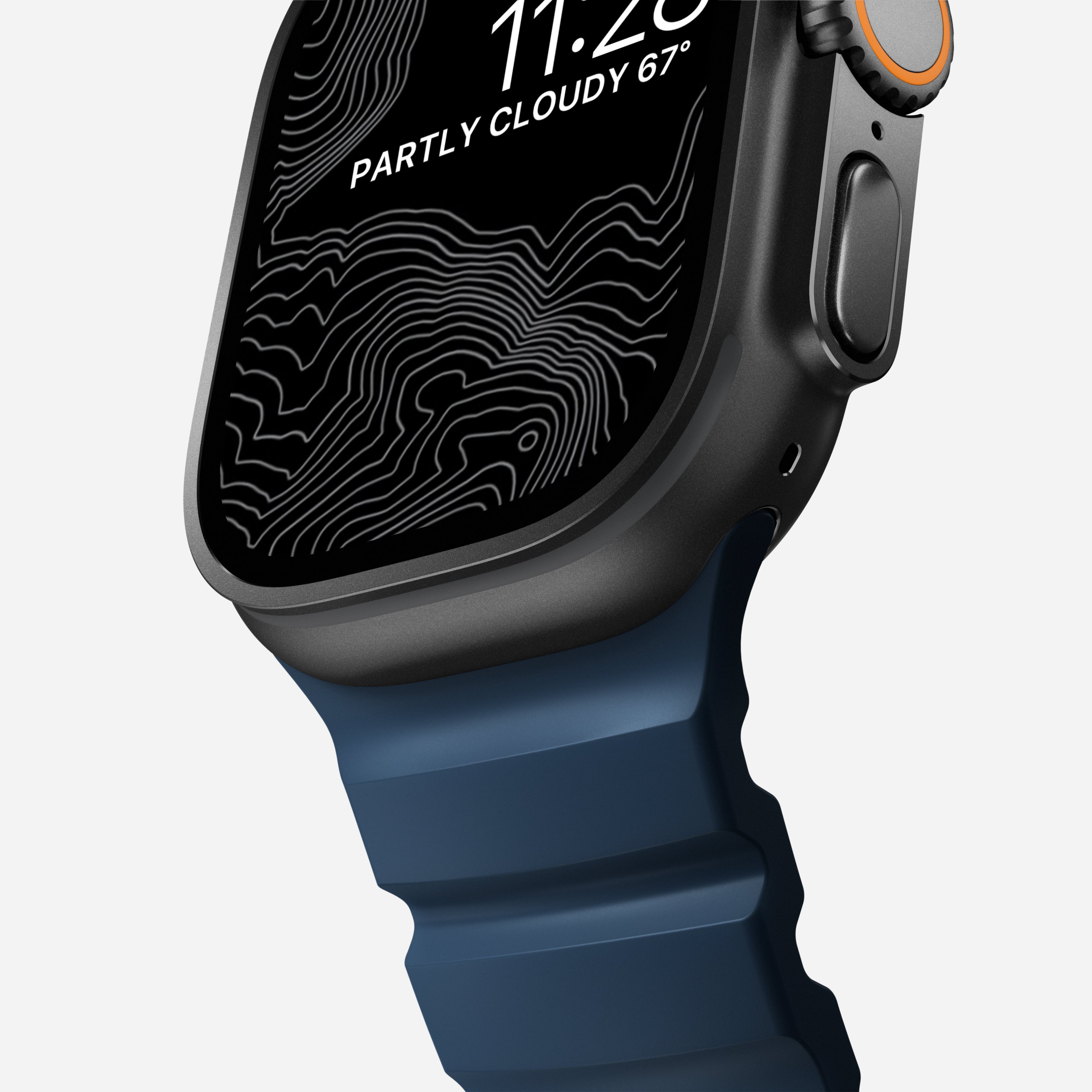 Rocky Point Band - 46mm/49mm | Atlantic | Black Hardware