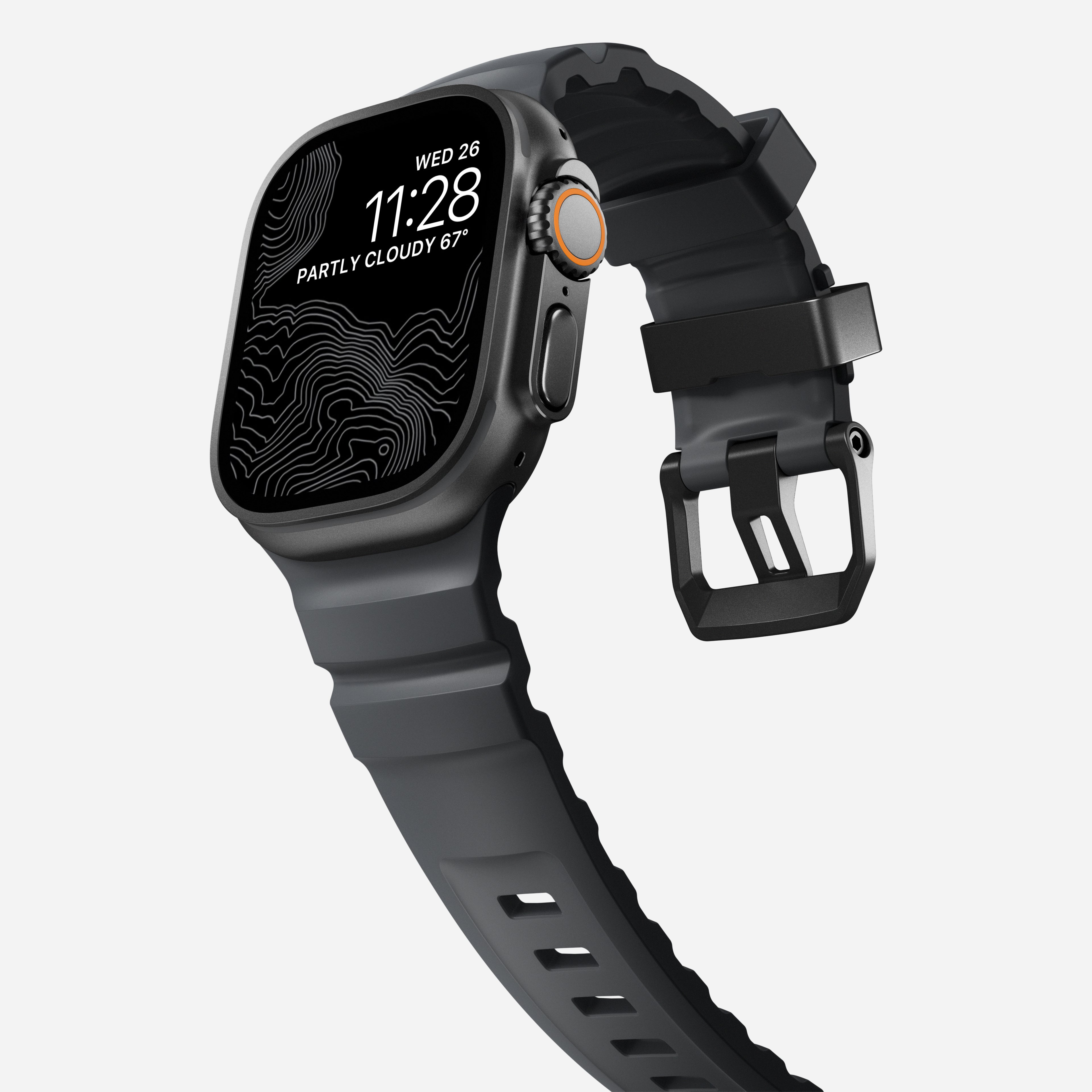 Rocky Point Band - 46mm/49mm | Storm | Black Hardware