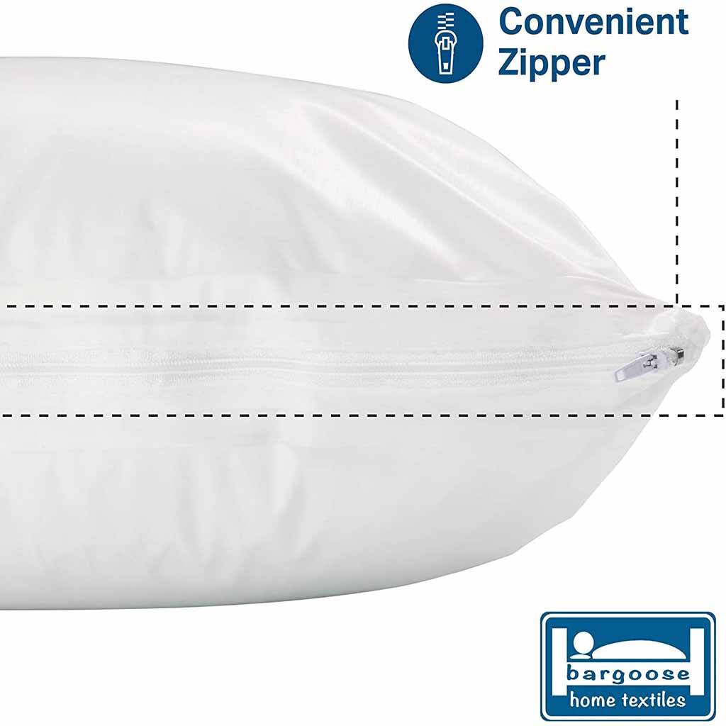 Zippered Waterproof Pillow Protector | CleanAir® by Bargoose