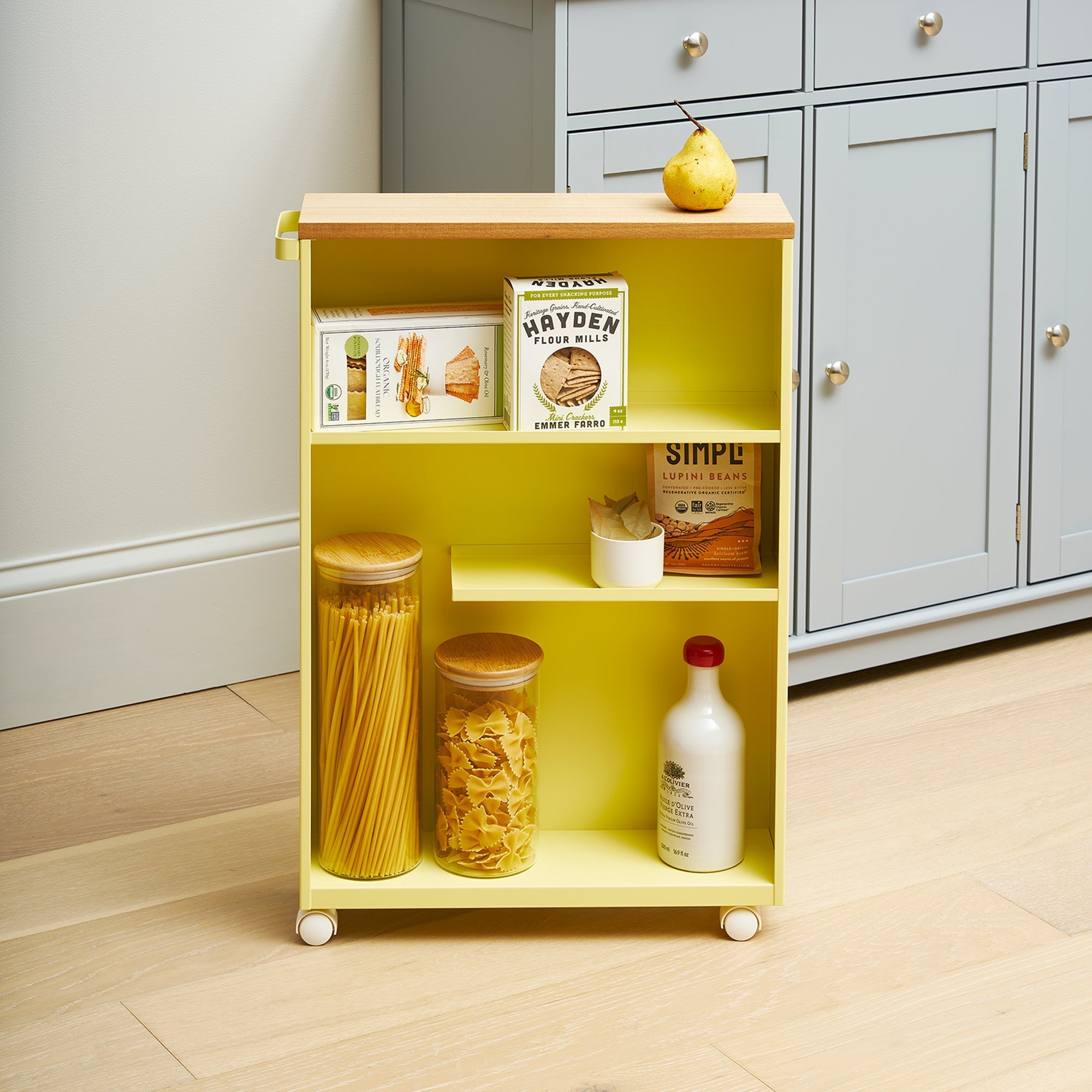 Rolling Storage Cart (27" H)  - Steel