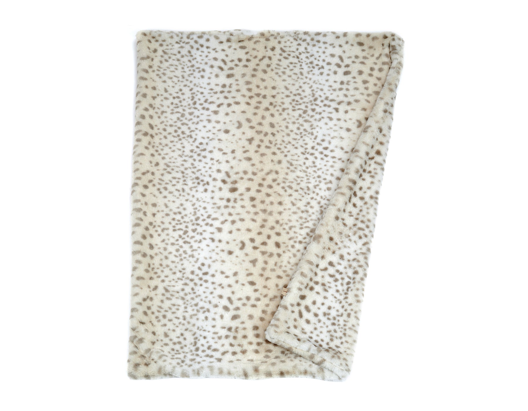 Cheetah Faux Fur Pet Blanket