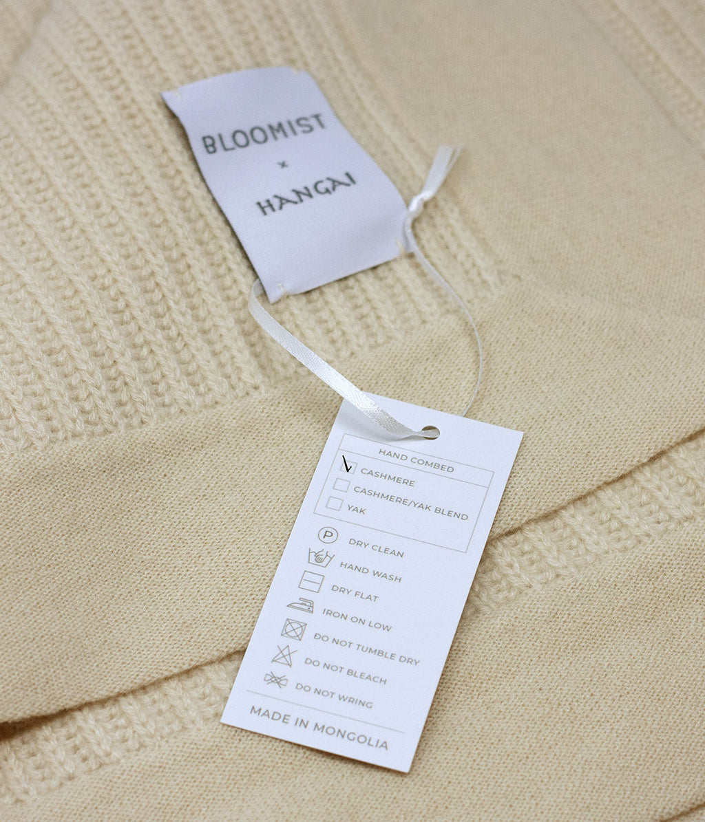 Fisherman's Knit Cashmere Throw