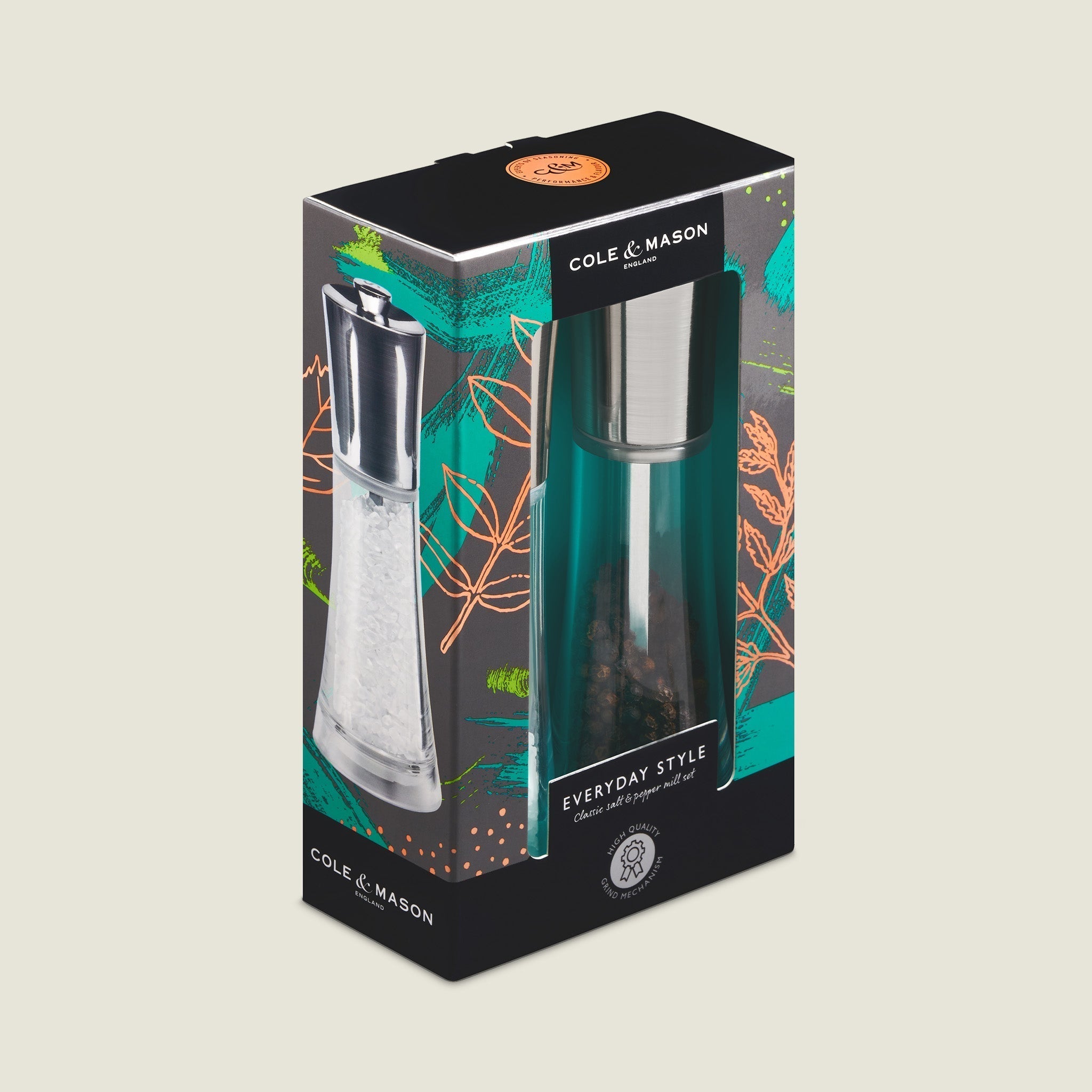 Cole & Mason Everyday Style Salt & Pepper Mill Set