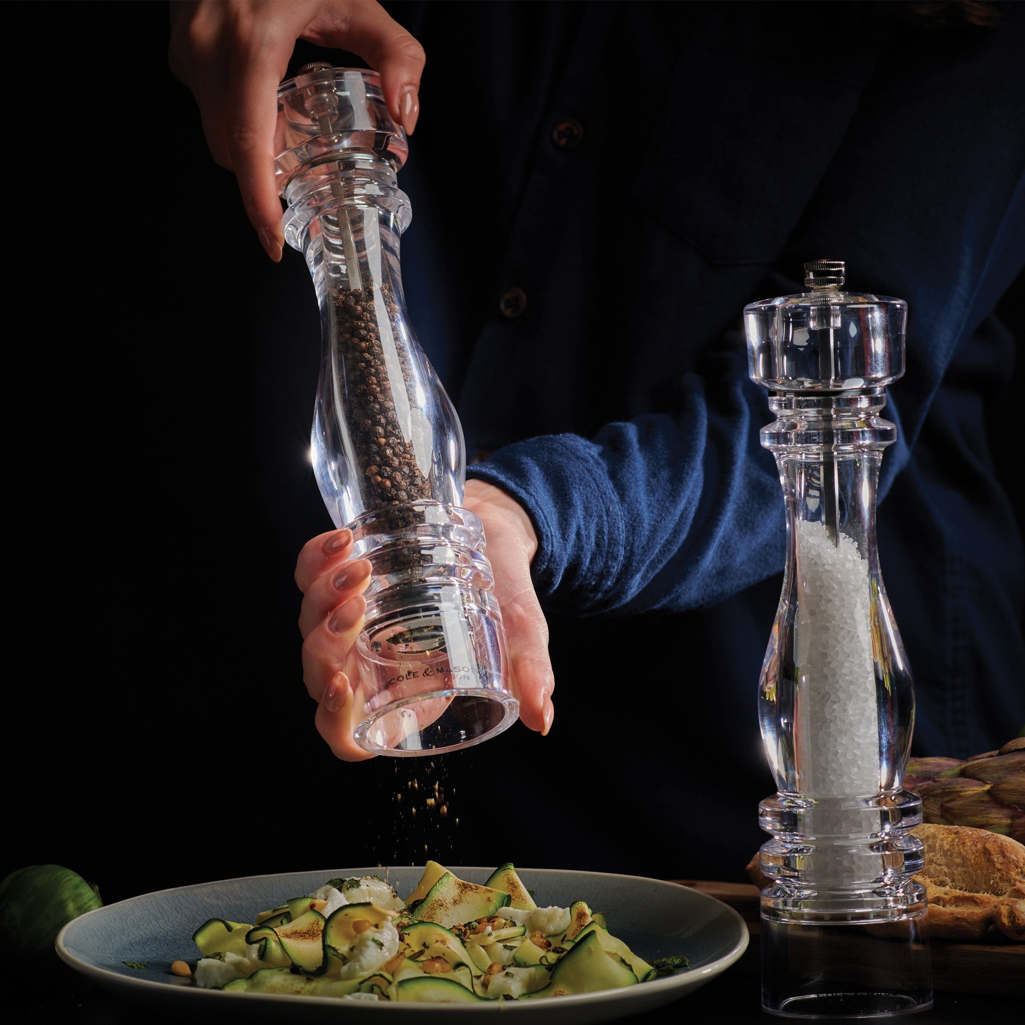 Cole & Mason London Acrylic Salt & Pepper Mills