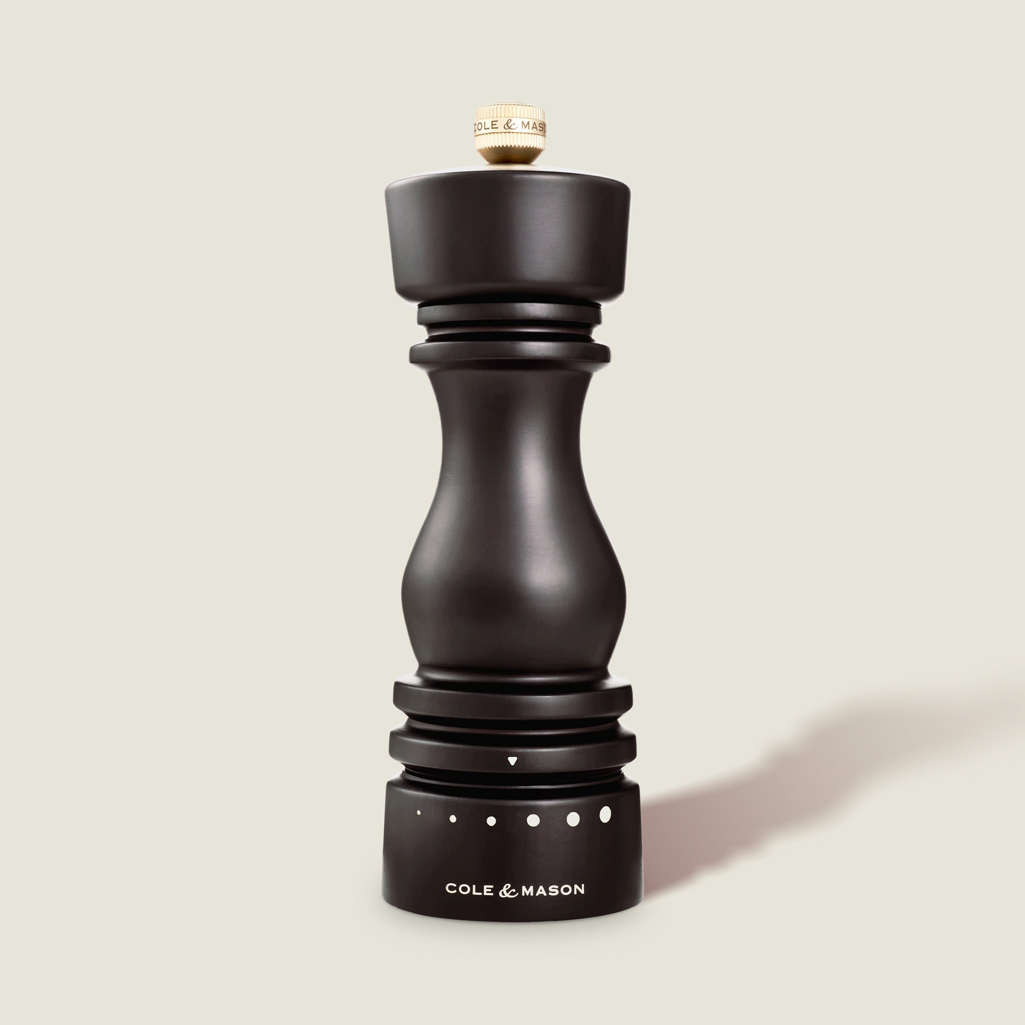 Cole & Mason London Chocolate Wood Grind Select Salt & Pepper Mills