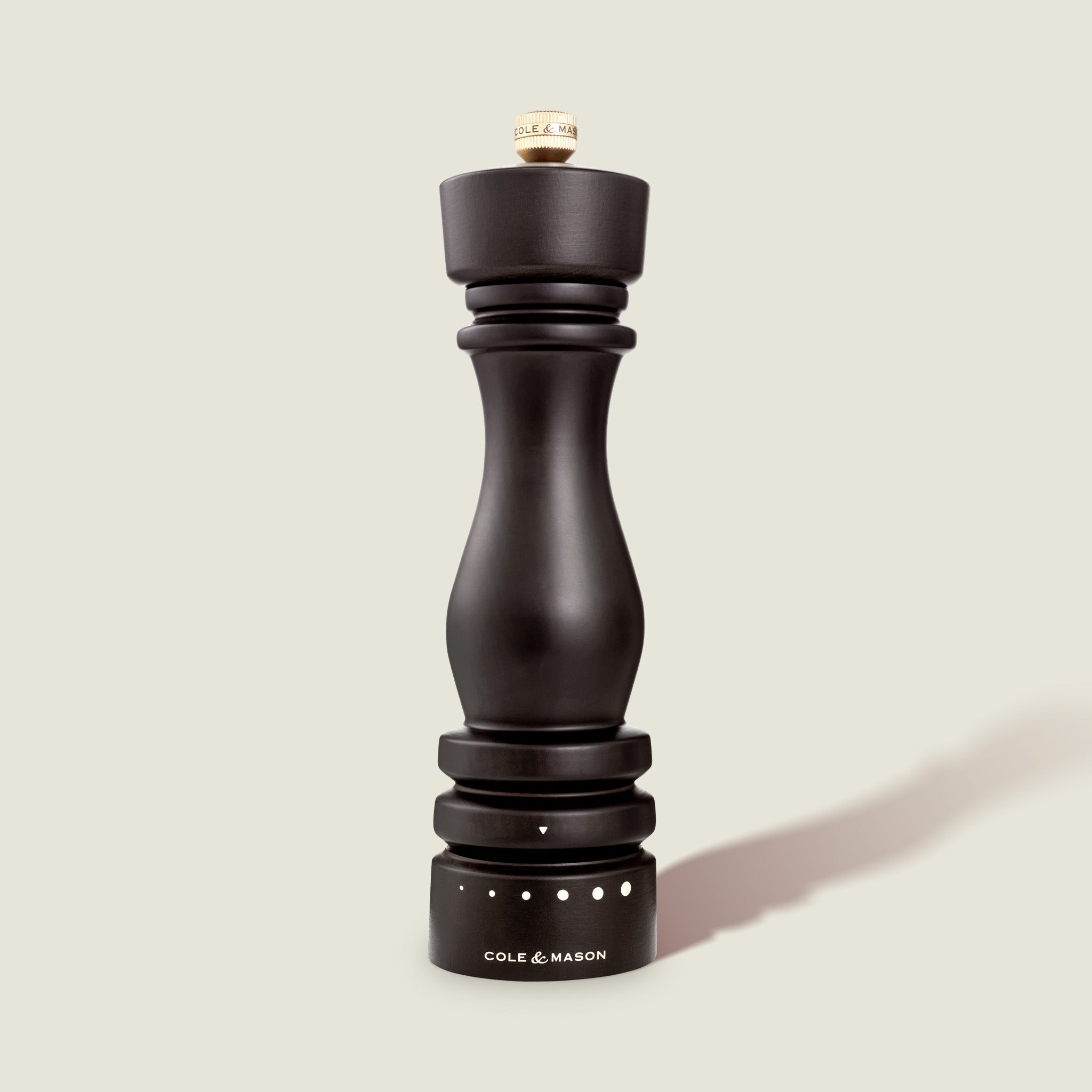 Cole & Mason London Chocolate Wood Grind Select Salt & Pepper Mills