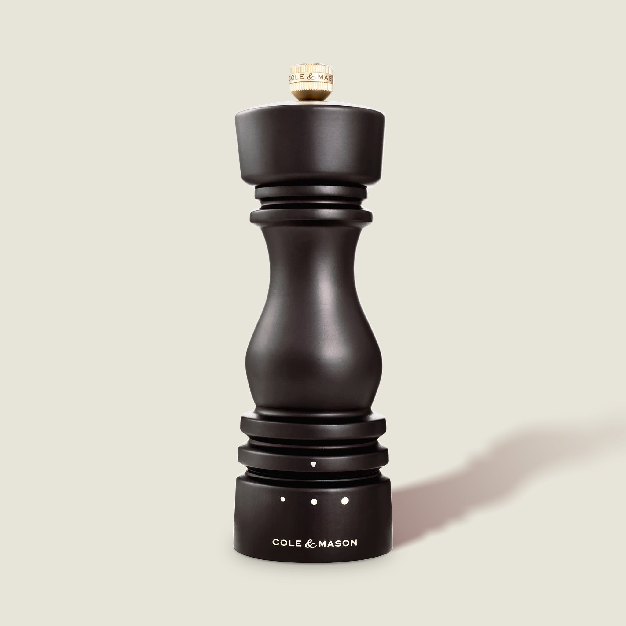 Cole & Mason London Chocolate Wood Grind Select Salt & Pepper Mills