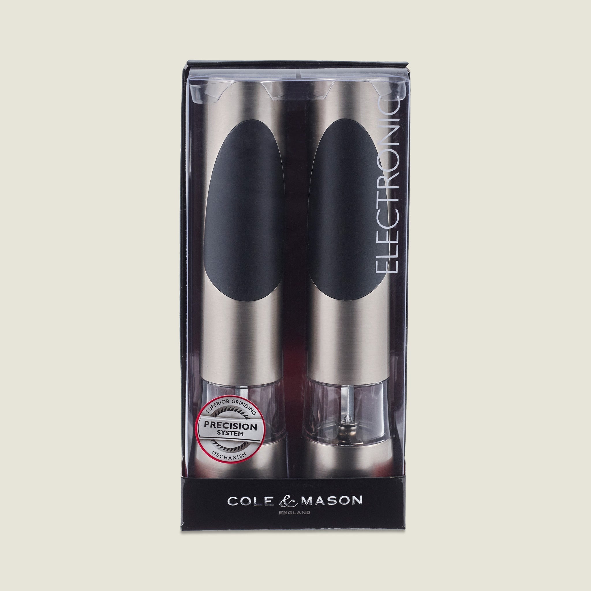 Cole & Mason Richmond Electronic Salt & Pepper Mill Set