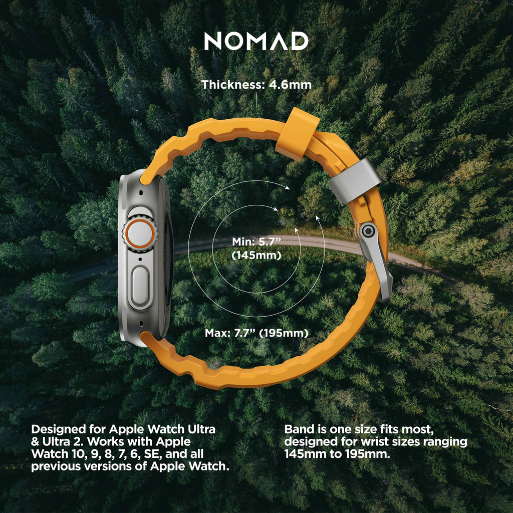 Rocky Point Band - 46mm/49mm | Sol | Natural Hardware