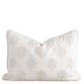 Arden Embroidered Pillow Cover | Natural | Lumbar