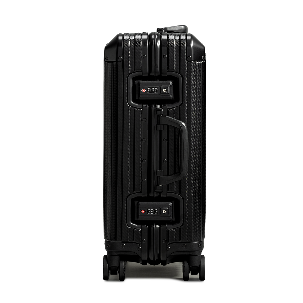 TREVA Aluminum Suitcase Black