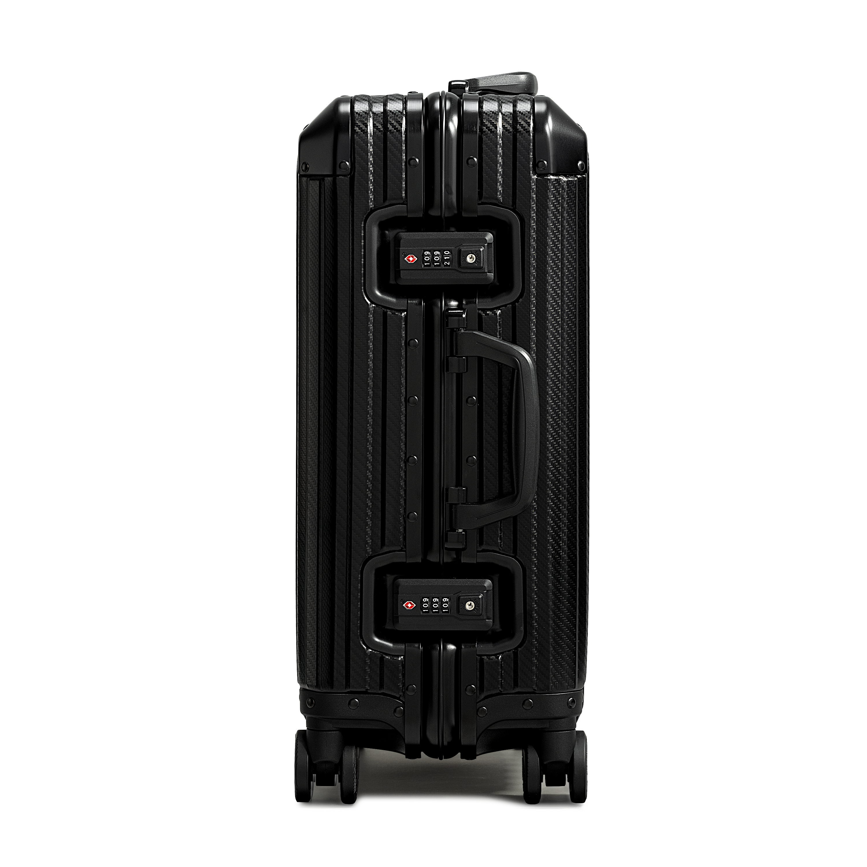 TREVA Aluminum Suitcase Black
