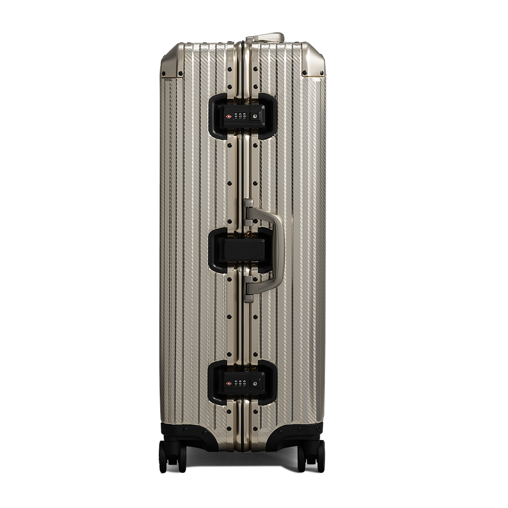 TREVA Aluminum Suitcase Champagne