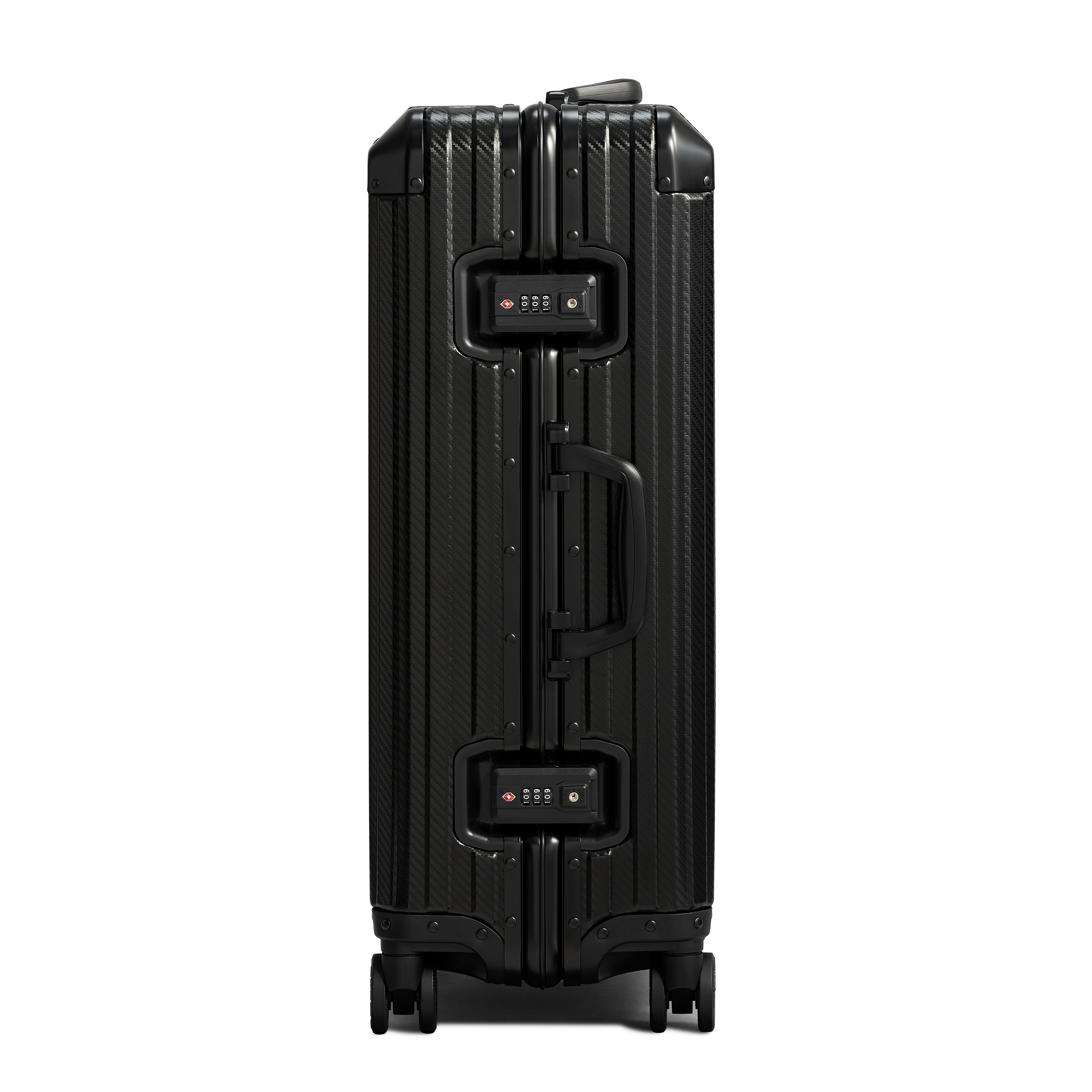 TREVA Aluminum Suitcase Black