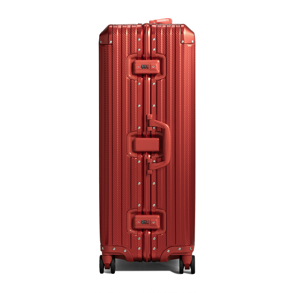 TREVA Aluminum Suitcase Red