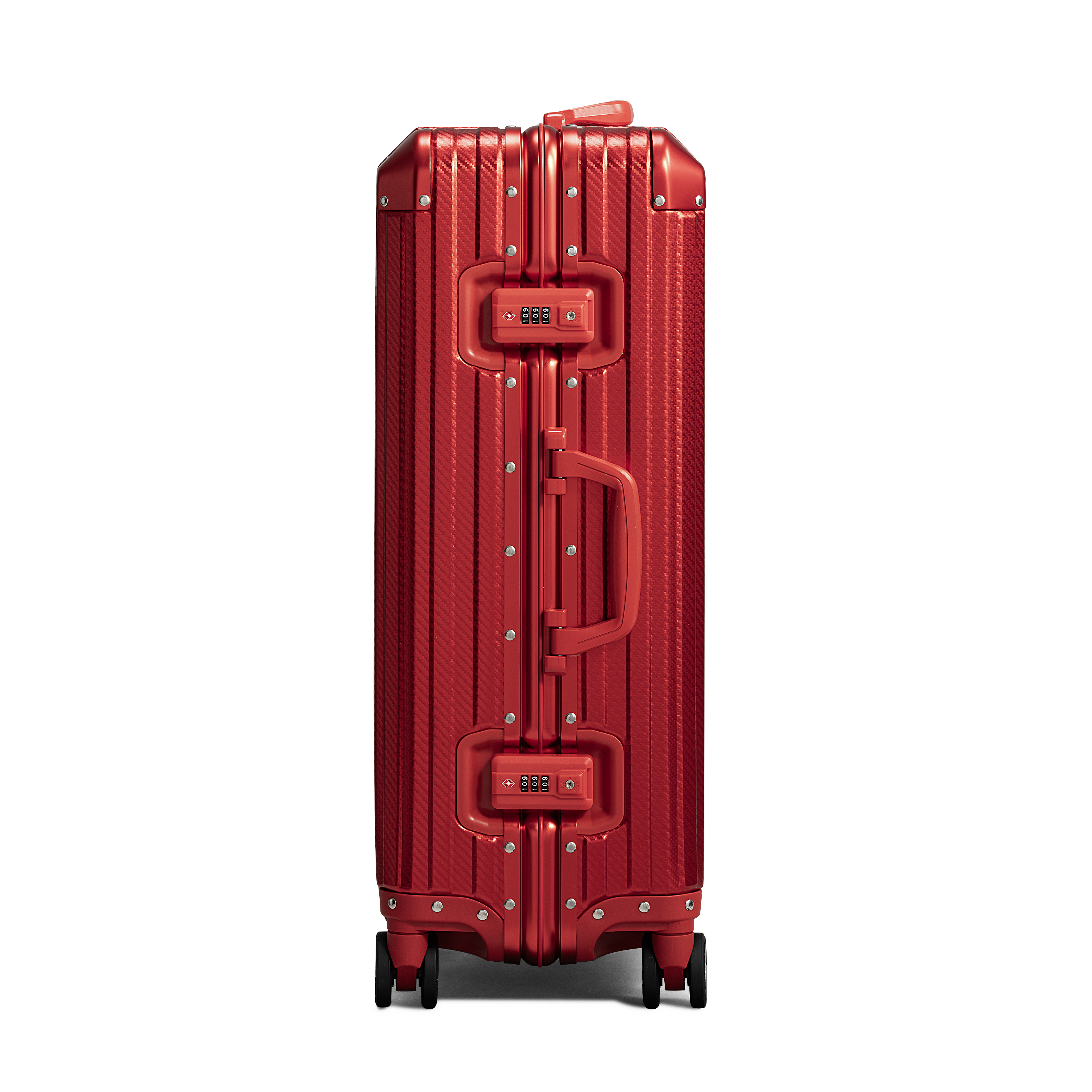 TREVA Aluminum Suitcase Red