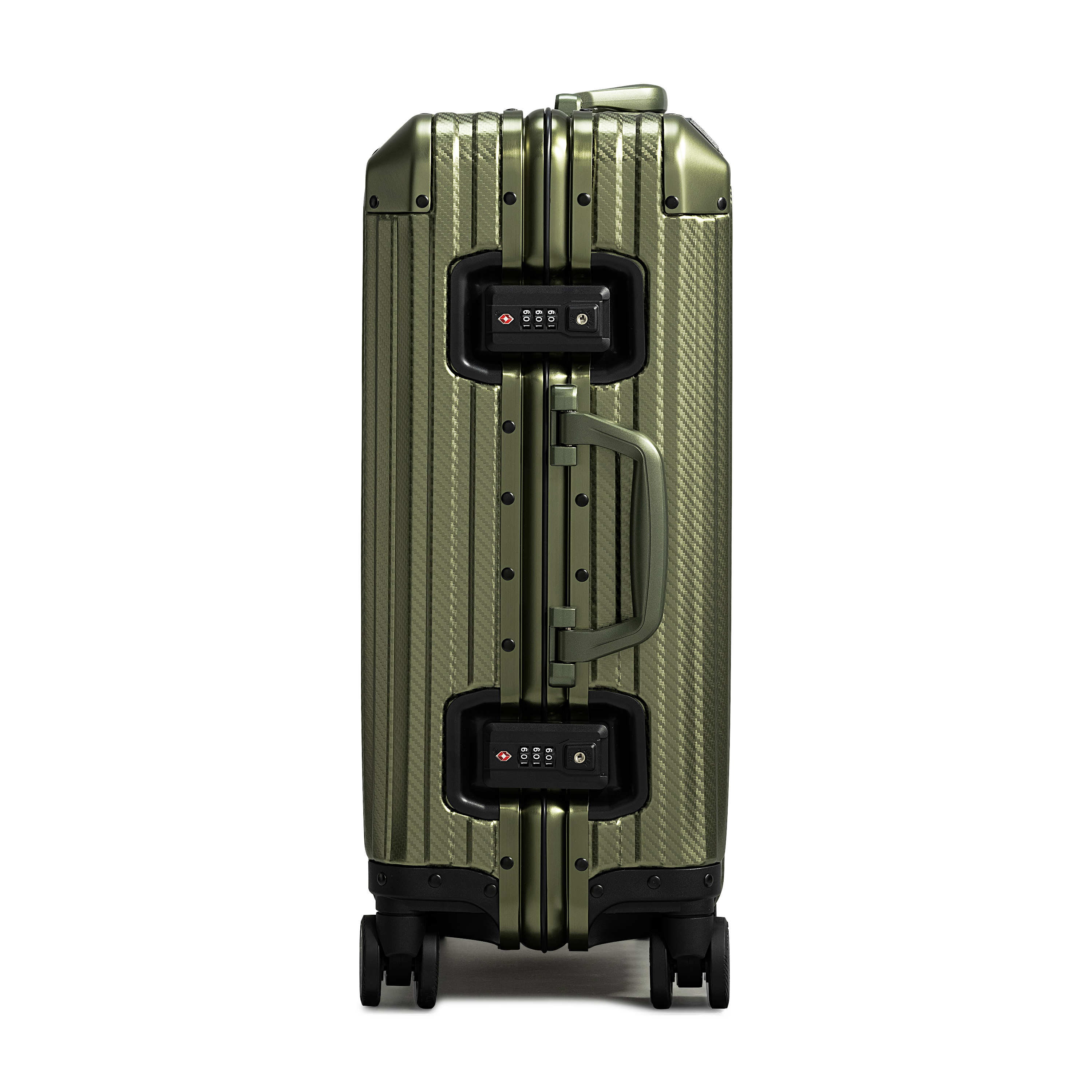 TREVA Aluminum Suitcase Army Green