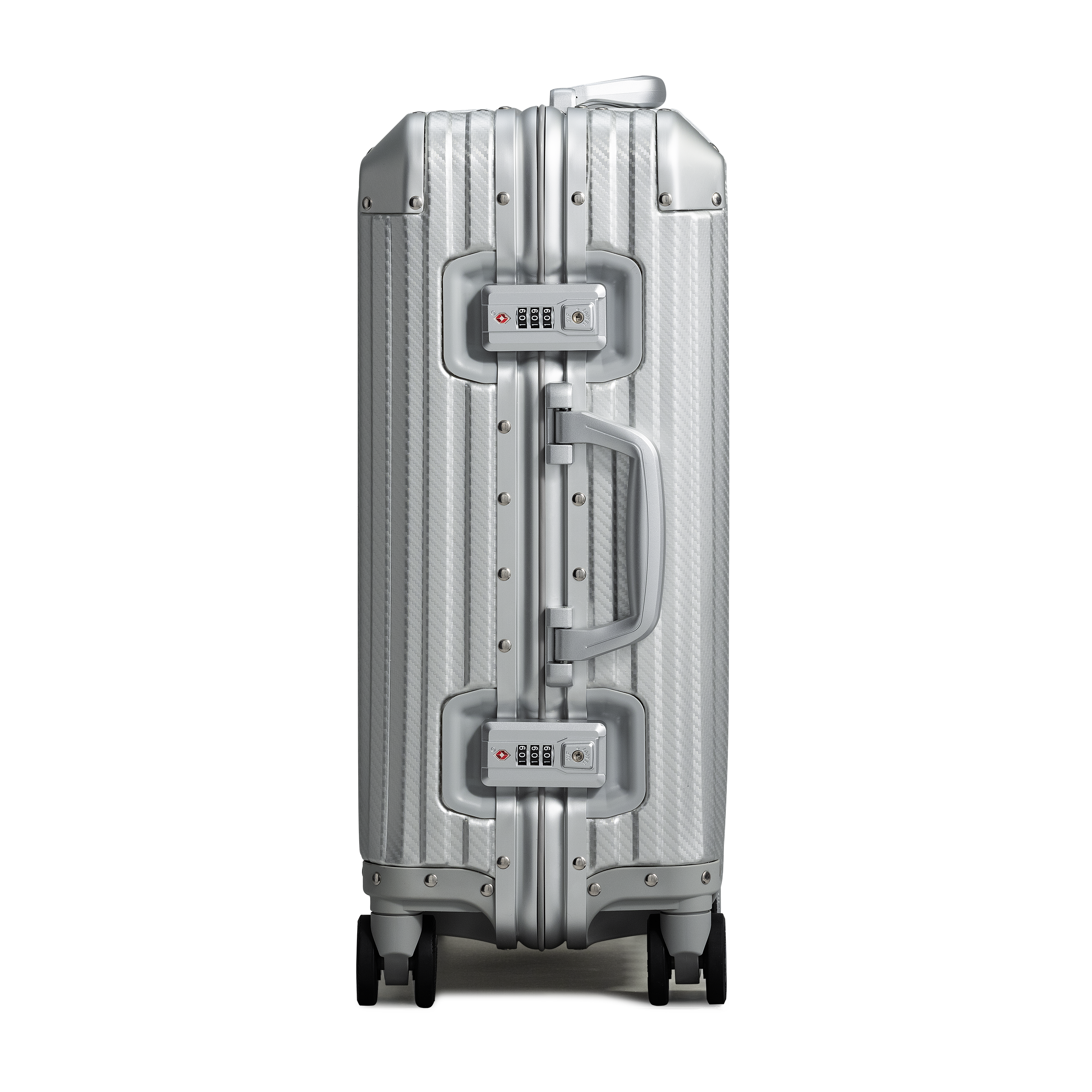 TREVA Aluminum Suitcase Silver