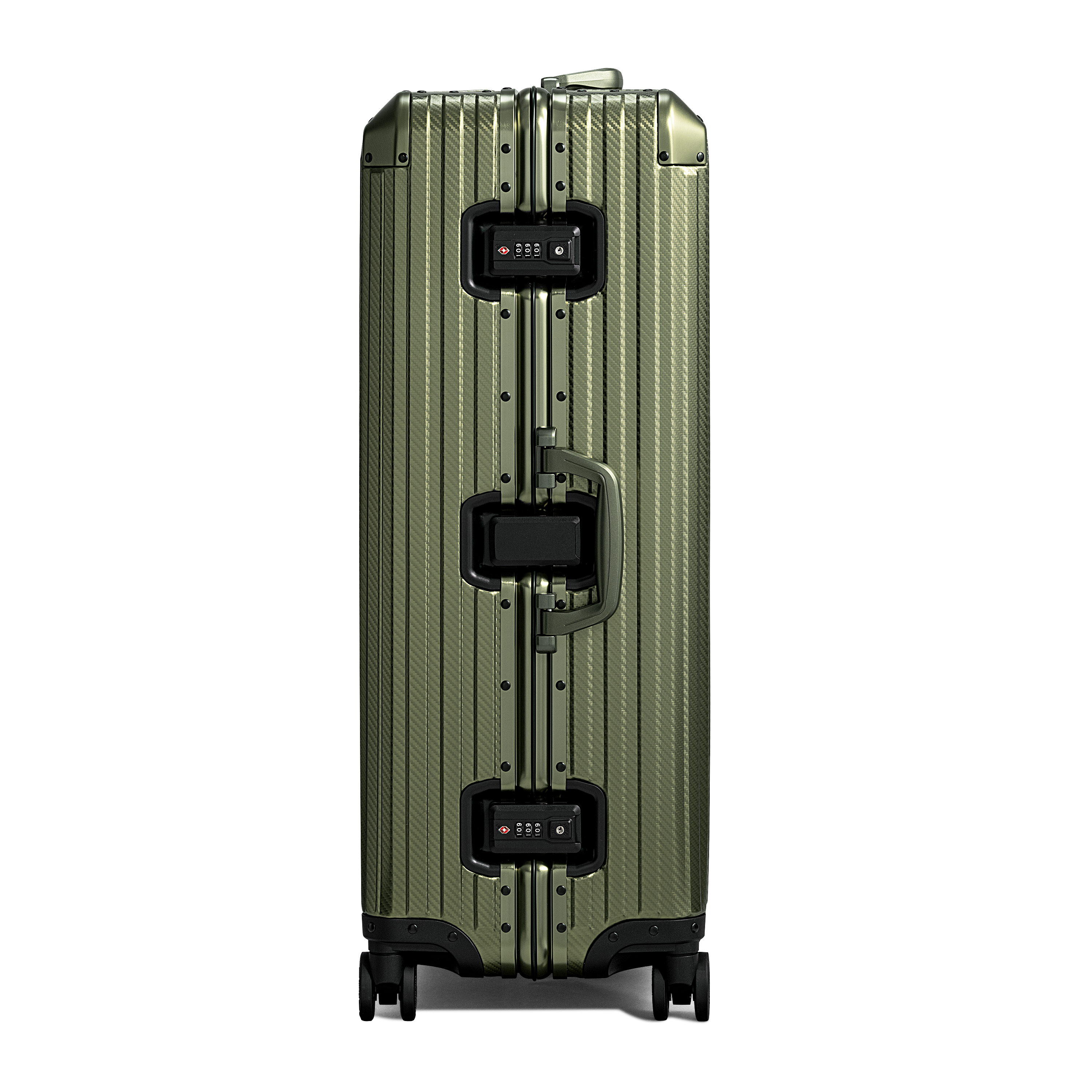 TREVA Aluminum Suitcase Army Green