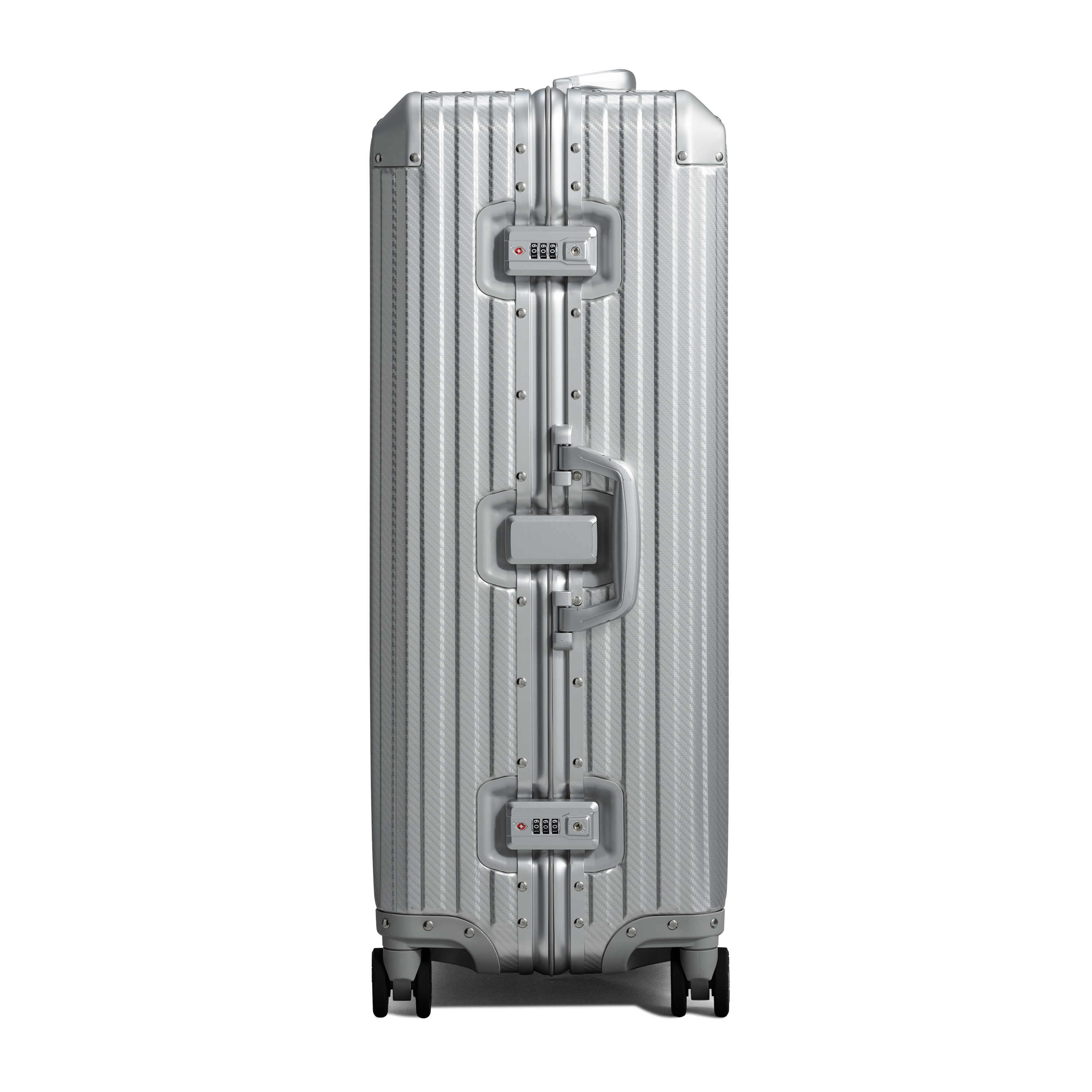 TREVA Aluminum Suitcase Silver
