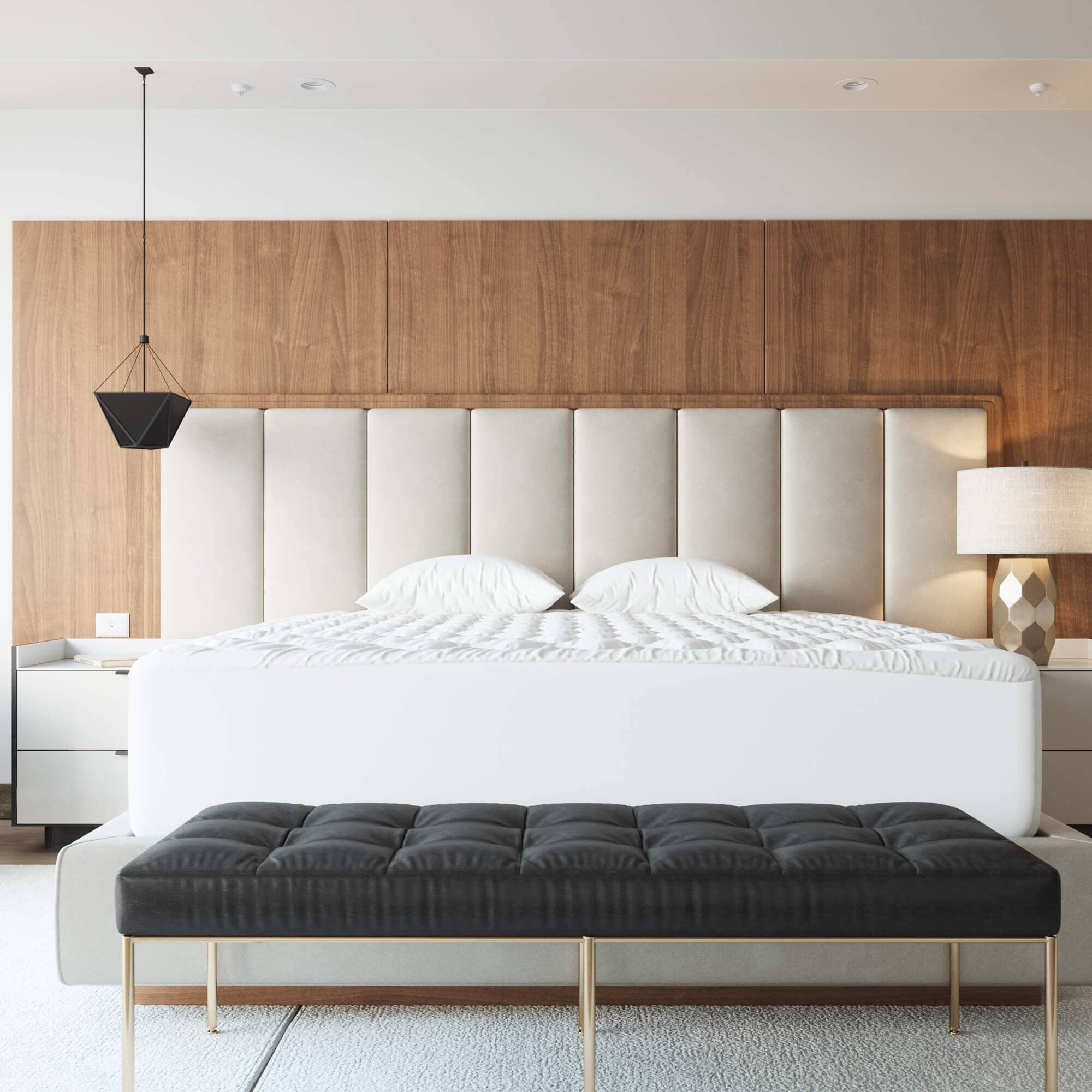 Commercial Deluxe Microfiber Waterproof Mattress Pad – Bargoose