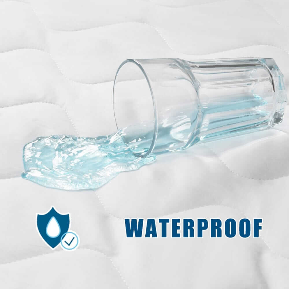 Commercial Deluxe Microfiber Waterproof Mattress Pad – Bargoose