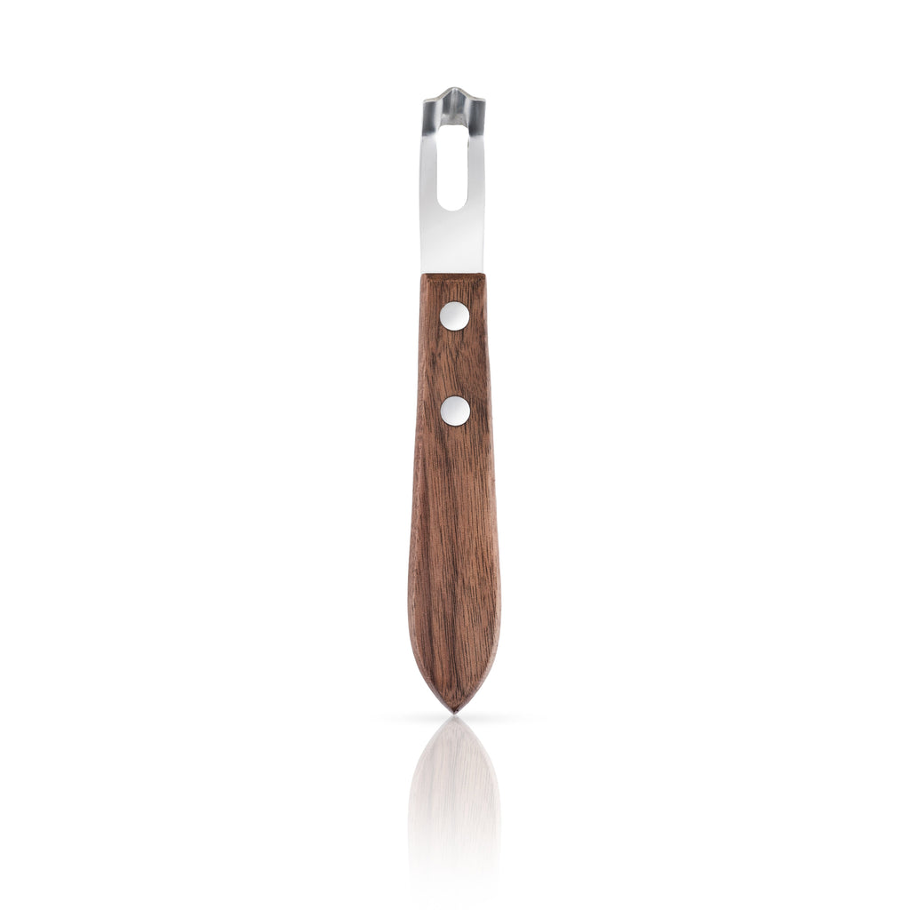 Professional Channel Knife with Walnut Wood Handle