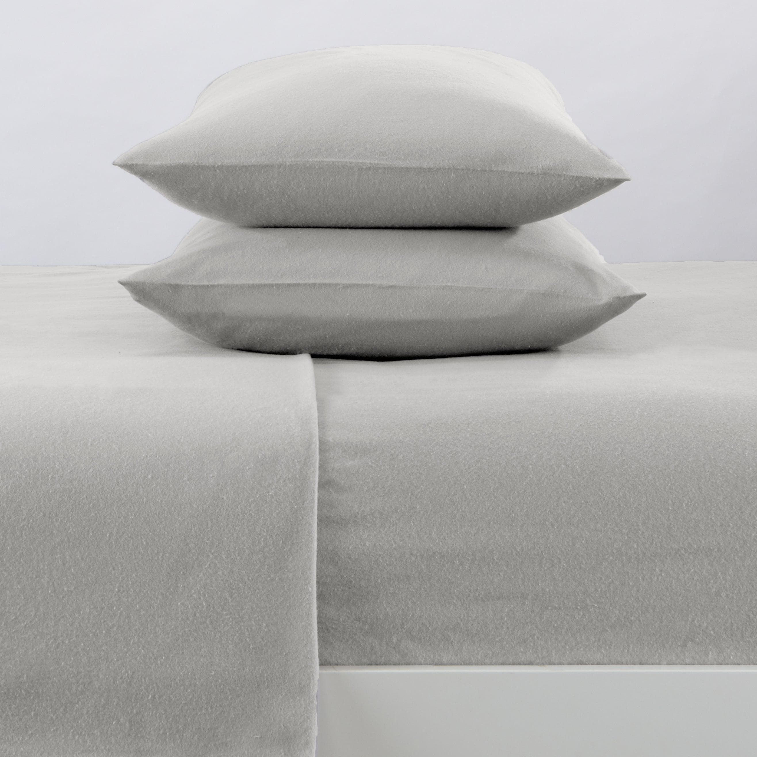 Cotton Solid Flannel Sheet - Nordic Collection