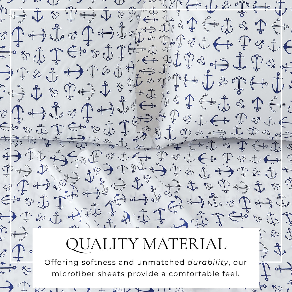 Coastal Printed Sheet Set - Newport Collection