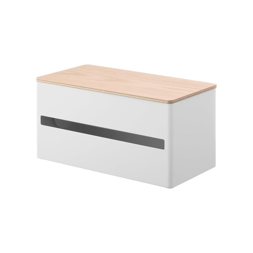 Paper Towel Dispenser - Steel + Wood